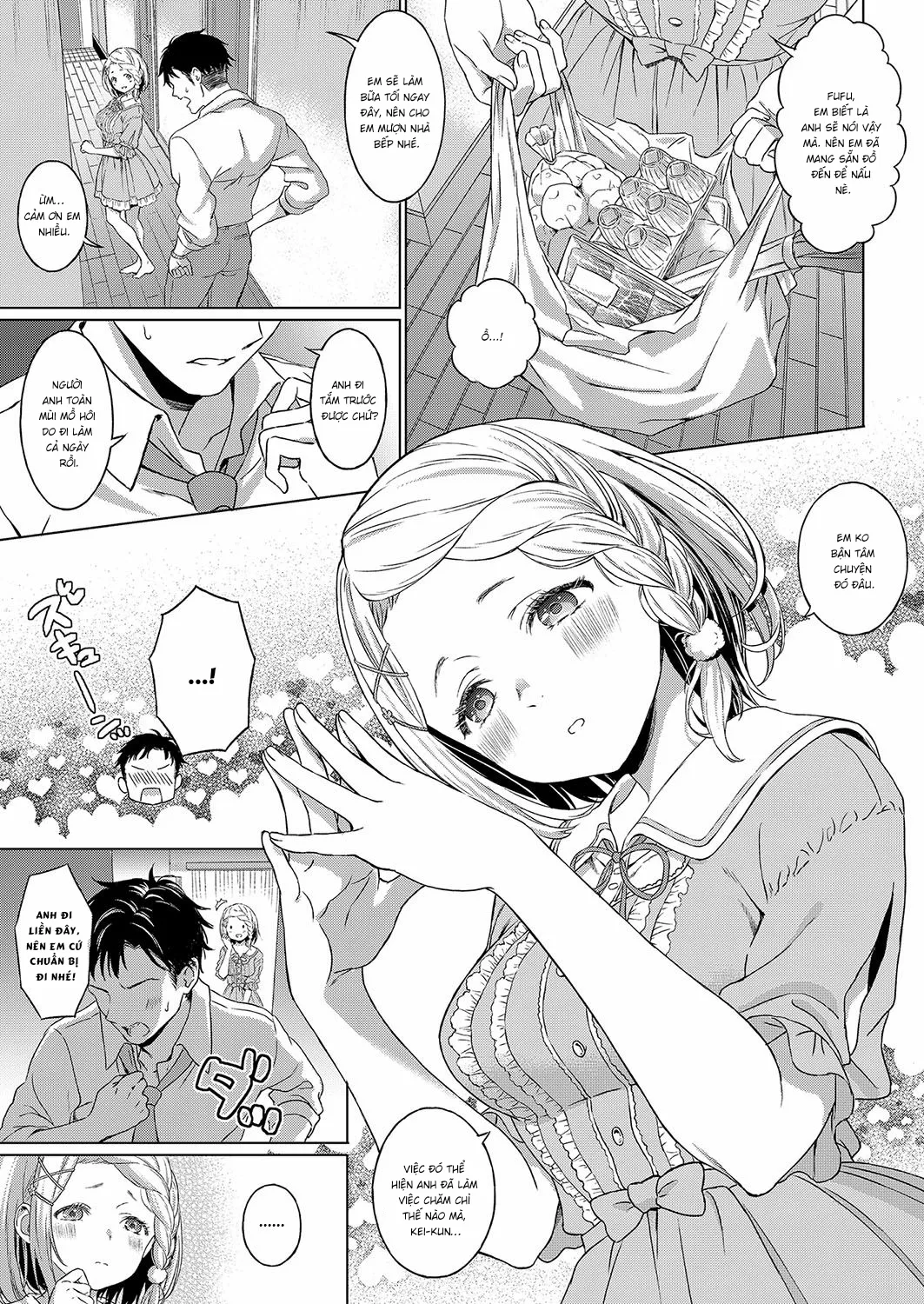 HentaiVN.net - Ảnh 5 - Sự bình yên giản đơn [Honokana Yasuragi] - Oneshot