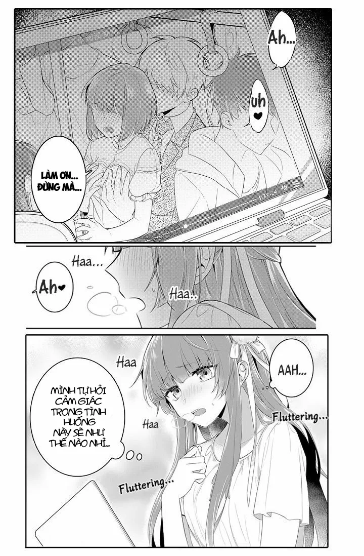 HentaiVN.net - Ảnh 4 - Lớp học đặc biệt trên tàu cùng với sensei! [Full] [Special Class With Teacher on the Train, 電車で、授業。先生と。～こんなところで感じちゃう～] - Chap 1
