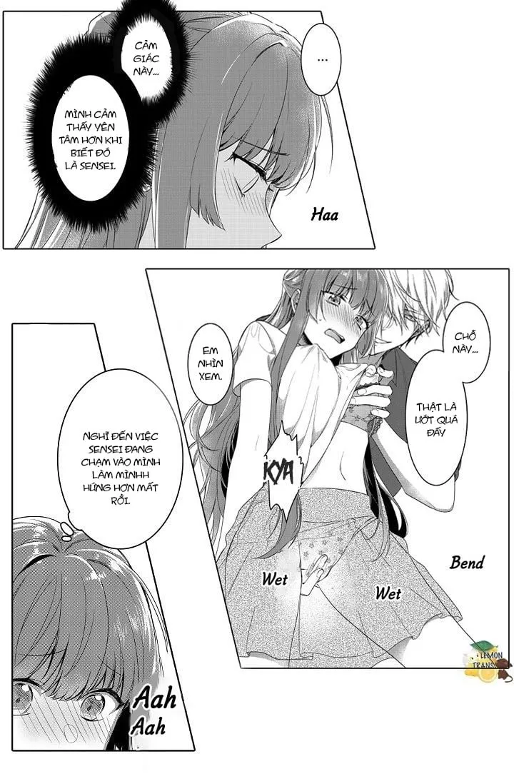 HentaiVN.net - Ảnh 16 - Lớp học đặc biệt trên tàu cùng với sensei! [Full] [Special Class With Teacher on the Train, 電車で、授業。先生と。～こんなところで感じちゃう～] - Chap 2