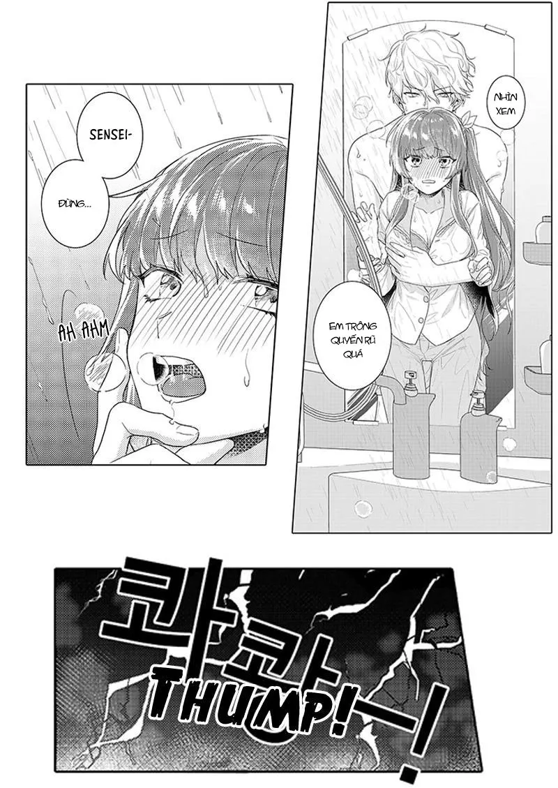 HentaiVN.net - Ảnh 8 - Lớp học đặc biệt trên tàu cùng với sensei! [Full] [Special Class With Teacher on the Train, 電車で、授業。先生と。～こんなところで感じちゃう～] - Chap 8