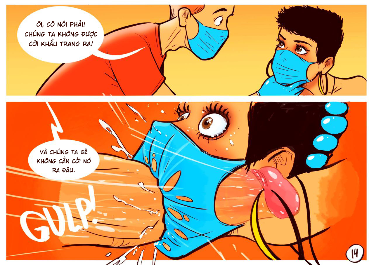 HentaiVN.net - Ảnh 15 - Margarita - Ở nhà chống dịch [Margarita - Stay at Home] - Oneshot