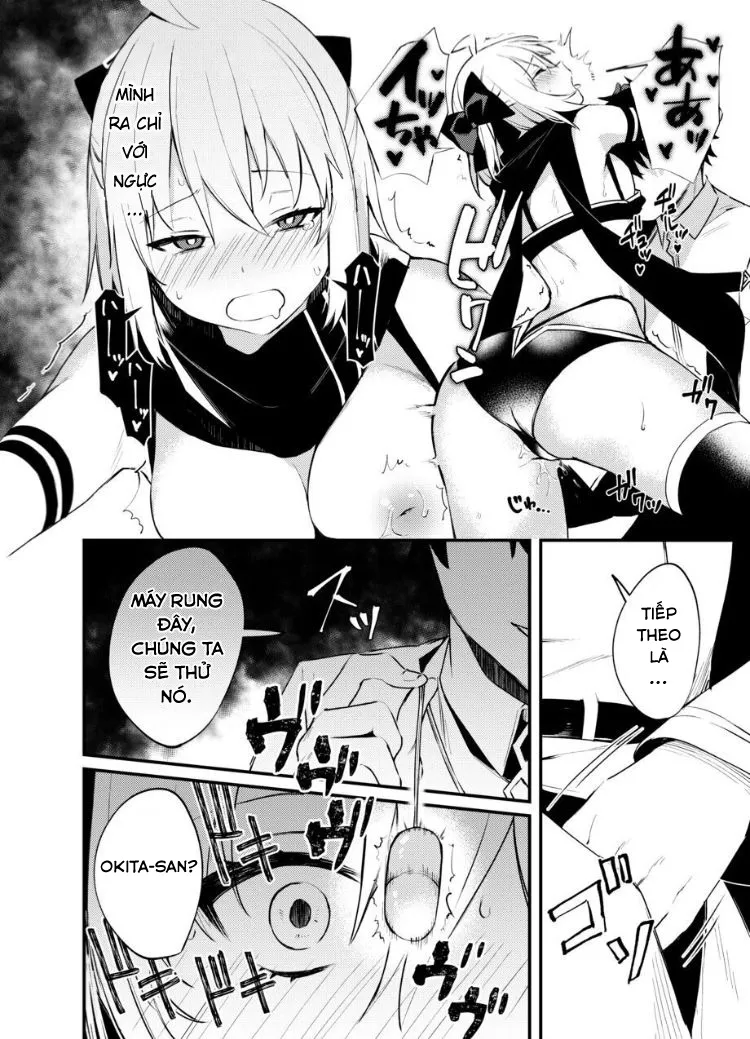 HentaiVN.net - Ảnh 10 - Okita-san không thể chịu được nữa! [Okita-san Gaman Dekimasen!] - Oneshot