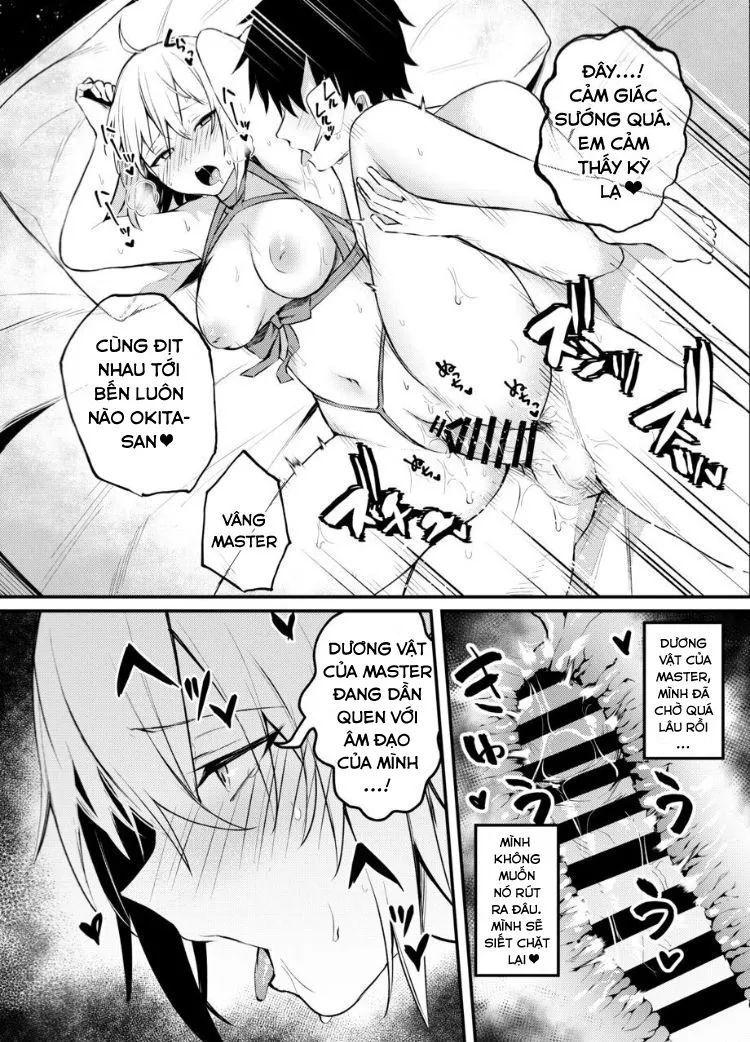 HentaiVN.net - Ảnh 22 - Okita-san không thể chịu được nữa! [Okita-san Gaman Dekimasen!] - Oneshot