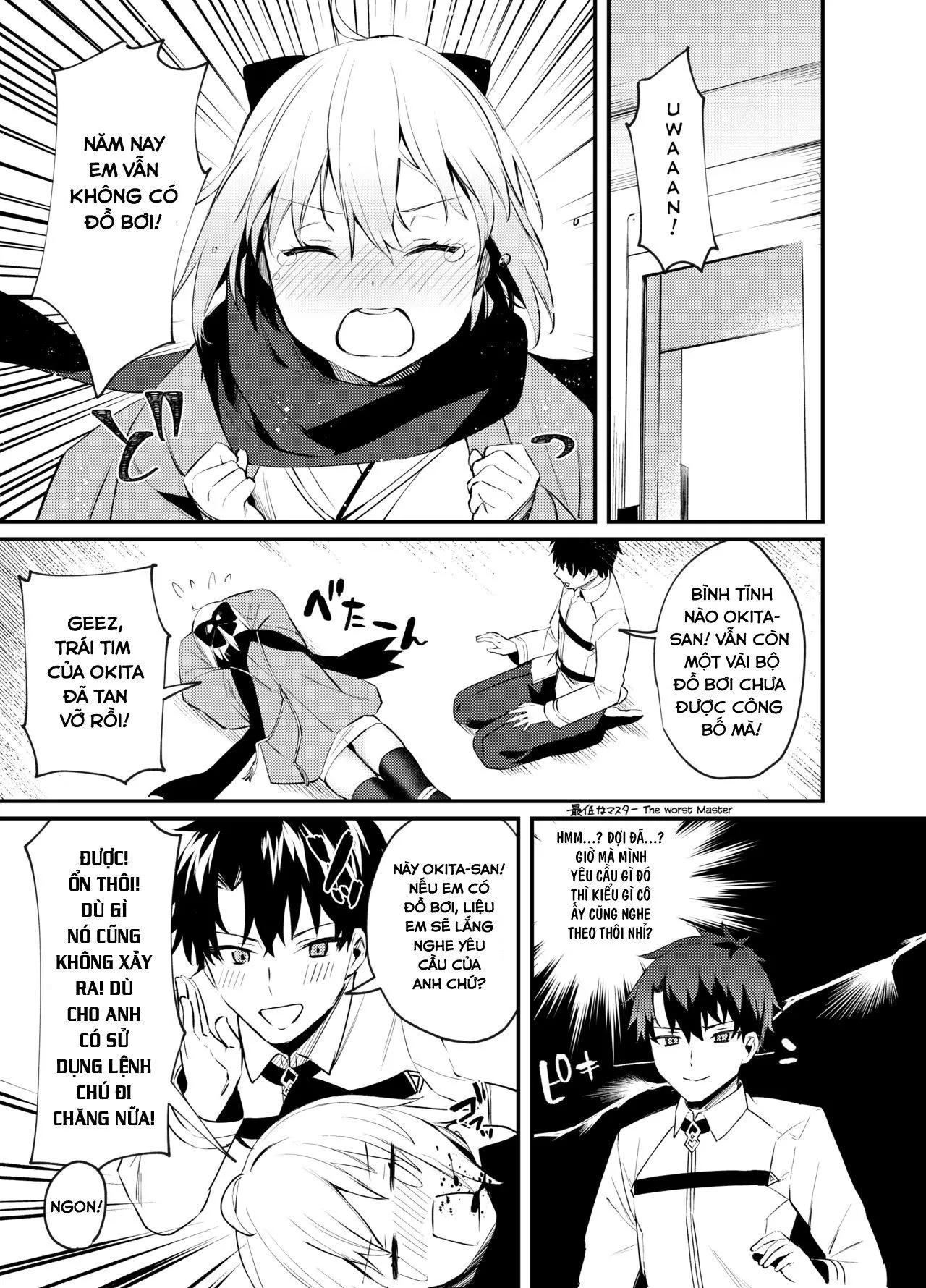 HentaiVN.net - Ảnh 3 - Okita-san không thể chịu được nữa! [Okita-san Gaman Dekimasen!] - Oneshot