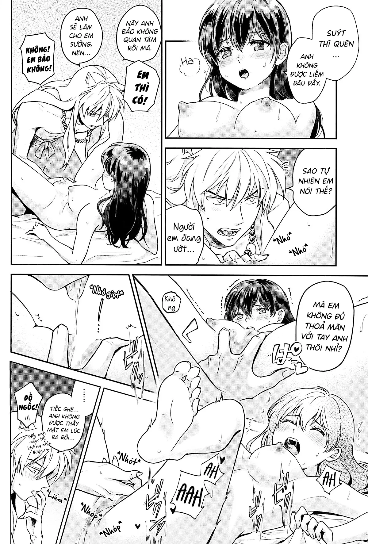 HentaiVN.net - Ảnh 10 - Tuyển tập Inuyasha [HOT Motto; Gaman Dekinai, Kiyoki Ippyou o Onegai shimasu] - Chap 1: HOT Motto