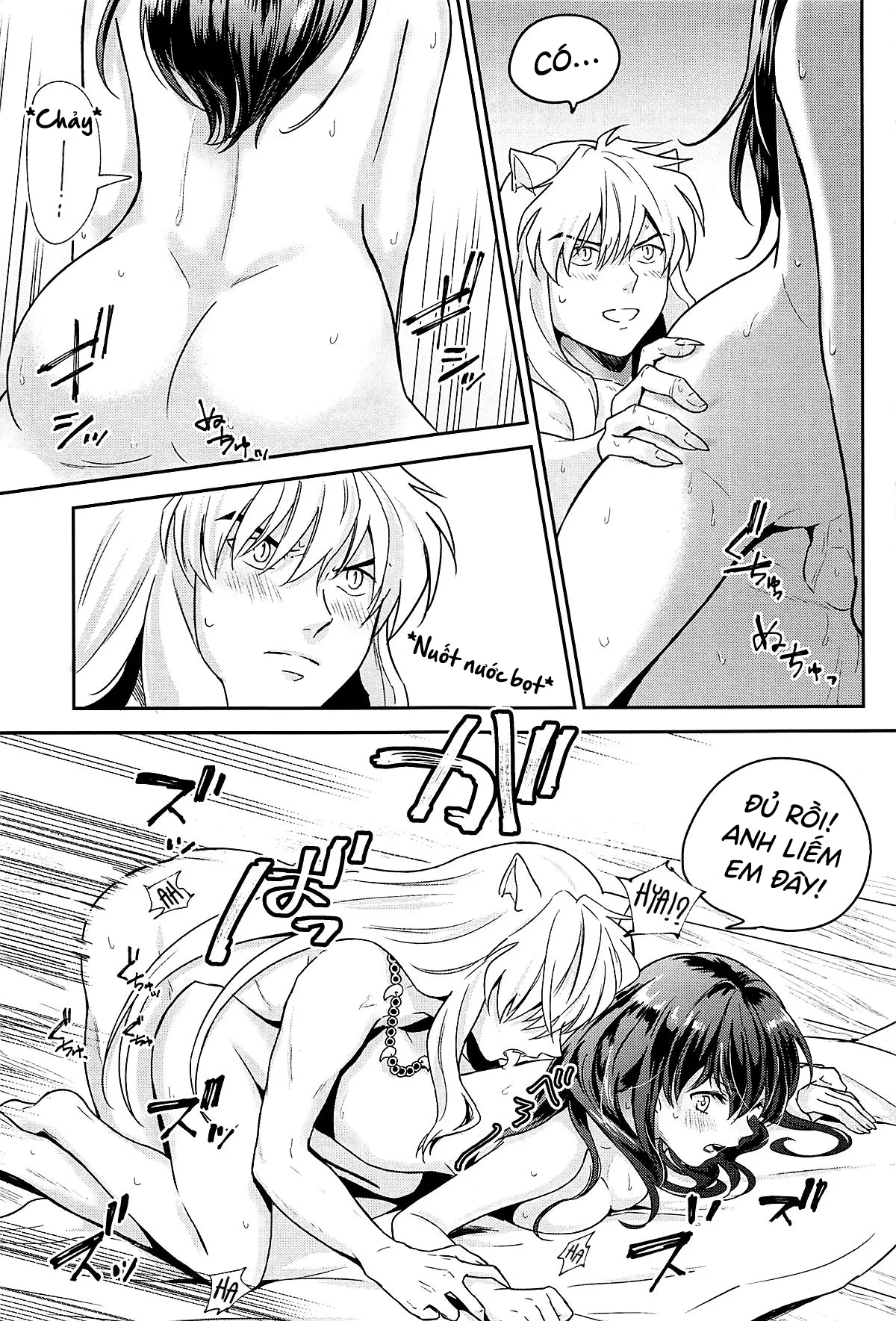 HentaiVN.net - Ảnh 12 - Tuyển tập Inuyasha [HOT Motto; Gaman Dekinai, Kiyoki Ippyou o Onegai shimasu] - Chap 1: HOT Motto