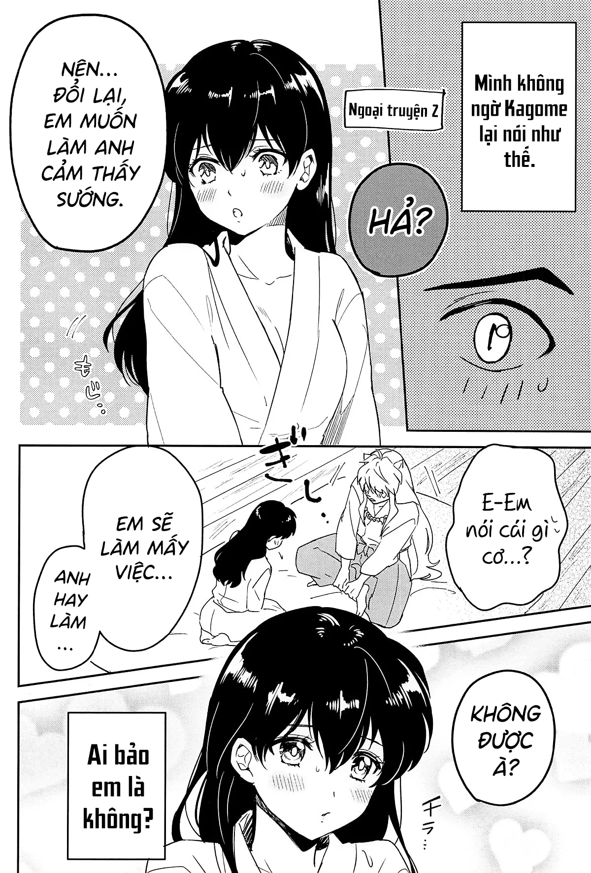 HentaiVN.net - Ảnh 17 - Tuyển tập Inuyasha [HOT Motto; Gaman Dekinai, Kiyoki Ippyou o Onegai shimasu] - Chap 1: HOT Motto