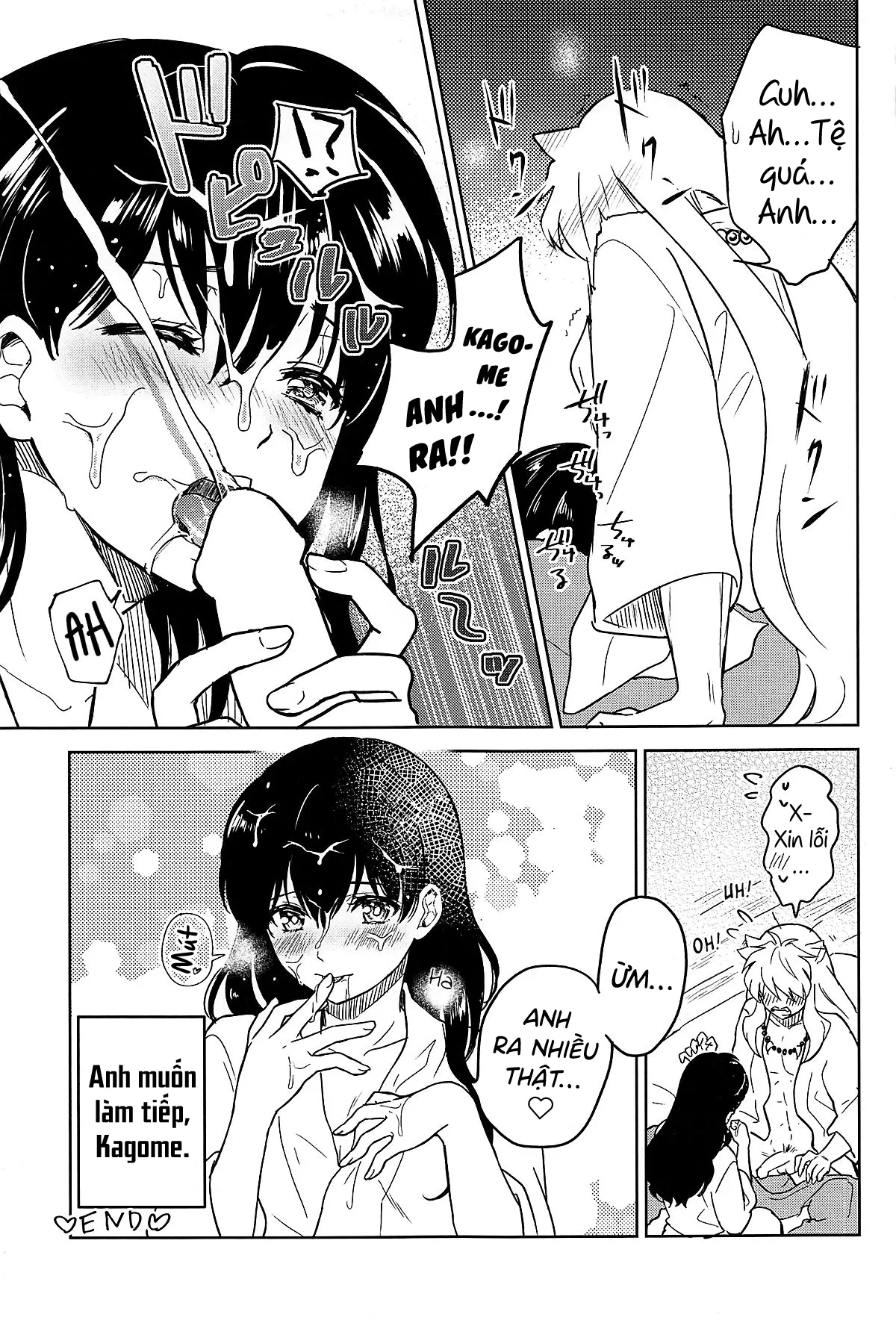 HentaiVN.net - Ảnh 20 - Tuyển tập Inuyasha [HOT Motto; Gaman Dekinai, Kiyoki Ippyou o Onegai shimasu] - Chap 1: HOT Motto