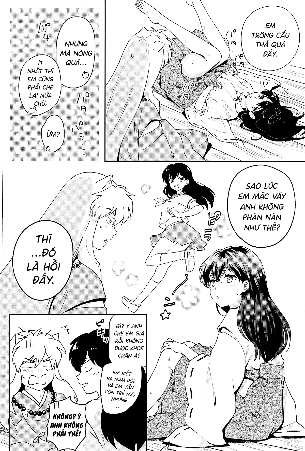 HentaiVN.net - Ảnh 5 - Tuyển tập Inuyasha [HOT Motto; Gaman Dekinai, Kiyoki Ippyou o Onegai shimasu] - Chap 1: HOT Motto