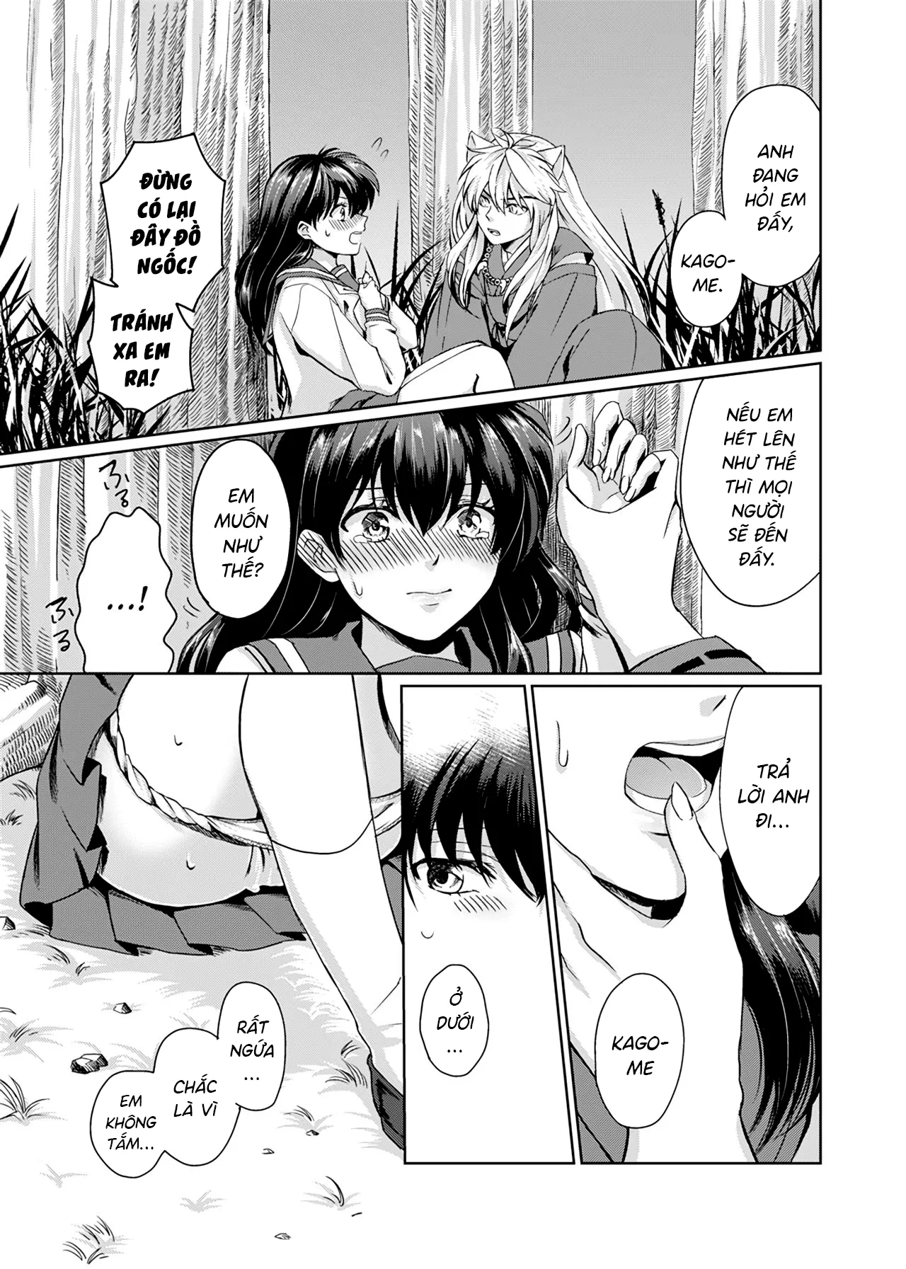 HentaiVN.net - Ảnh 12 - Tuyển tập Inuyasha [HOT Motto; Gaman Dekinai, Kiyoki Ippyou o Onegai shimasu] - Chap 2: I cant stand it