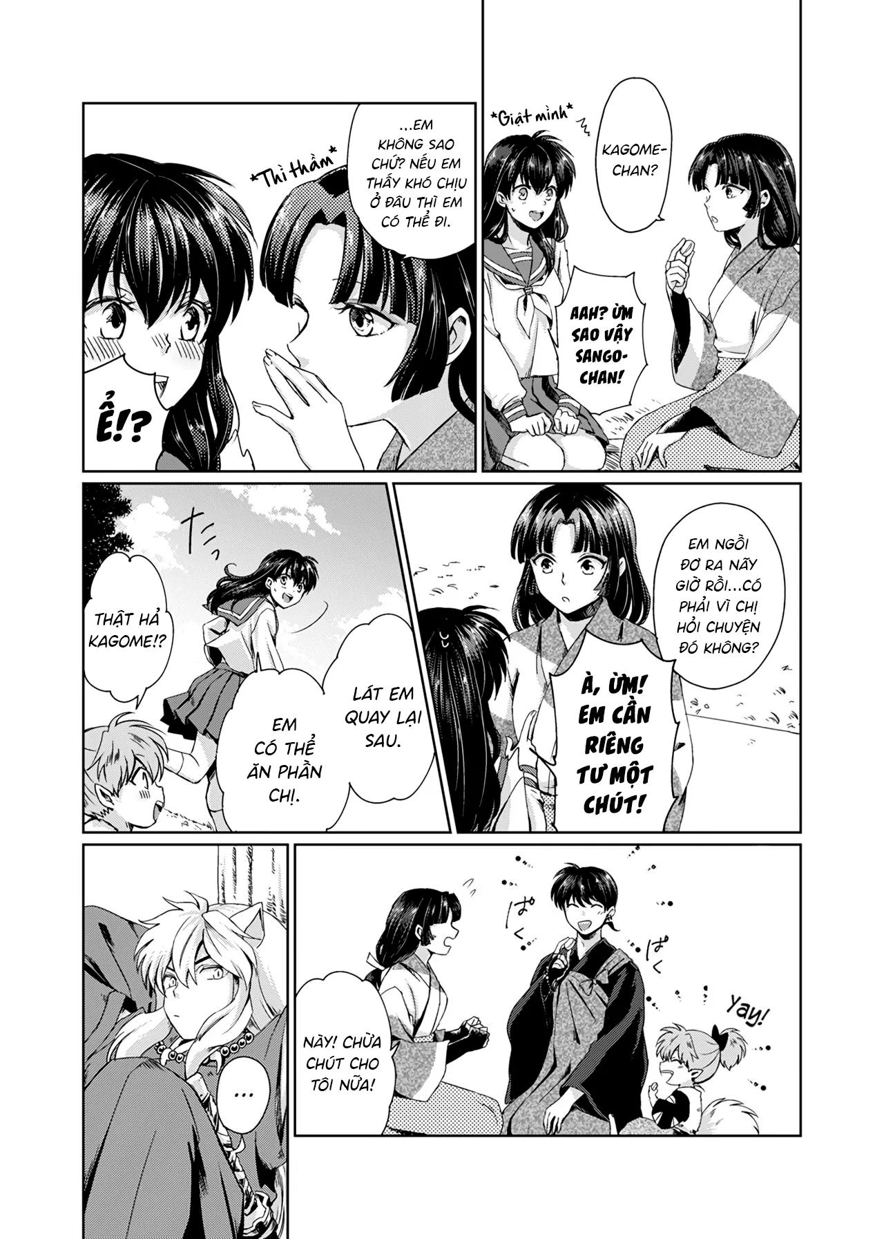 HentaiVN.net - Ảnh 5 - Tuyển tập Inuyasha [HOT Motto; Gaman Dekinai, Kiyoki Ippyou o Onegai shimasu] - Chap 2: I cant stand it