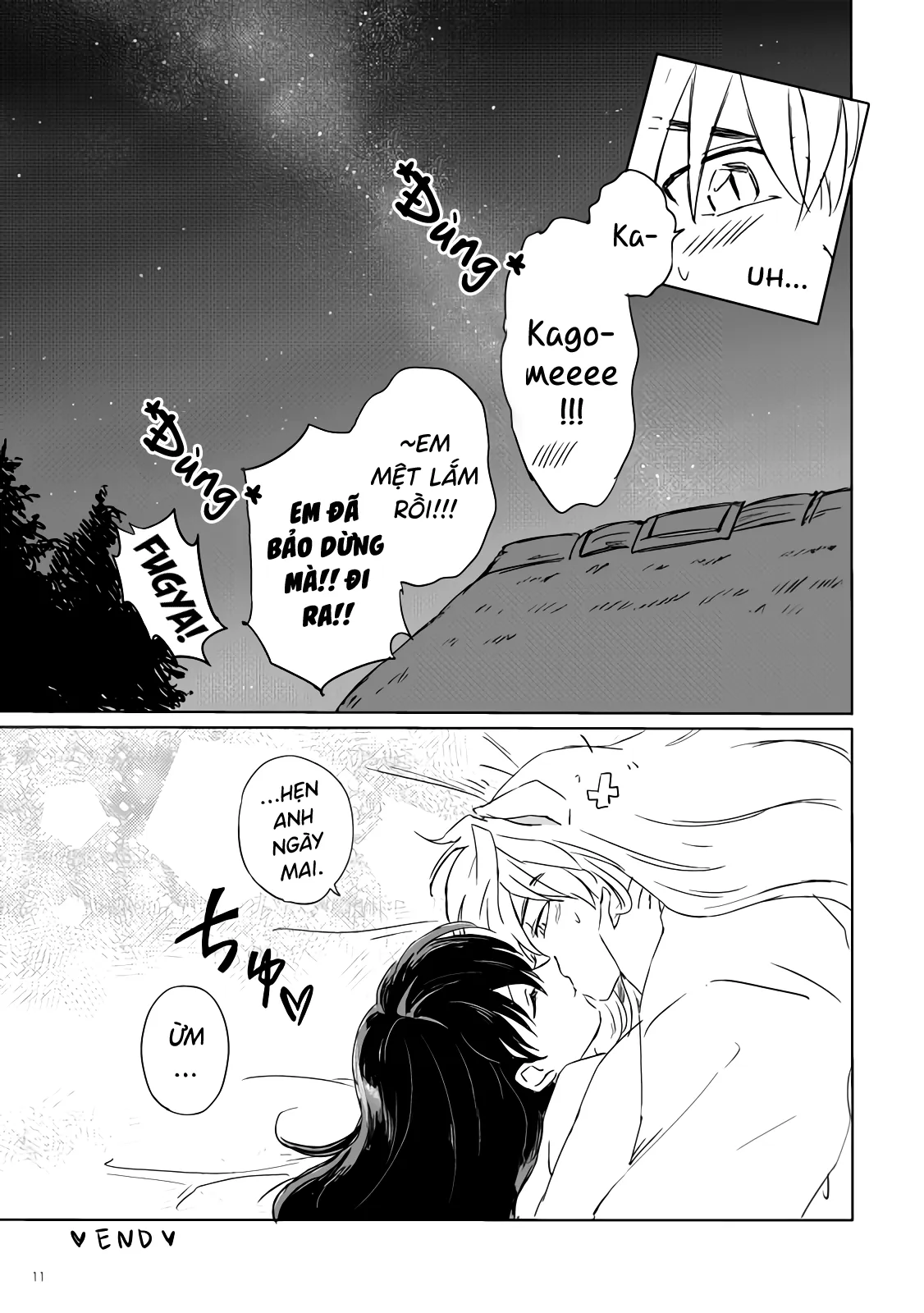HentaiVN.net - Ảnh 11 - Tuyển tập Inuyasha [HOT Motto; Gaman Dekinai, Kiyoki Ippyou o Onegai shimasu] - Chap 3: Super Comic City Free Distribution Inu x Kago Manga