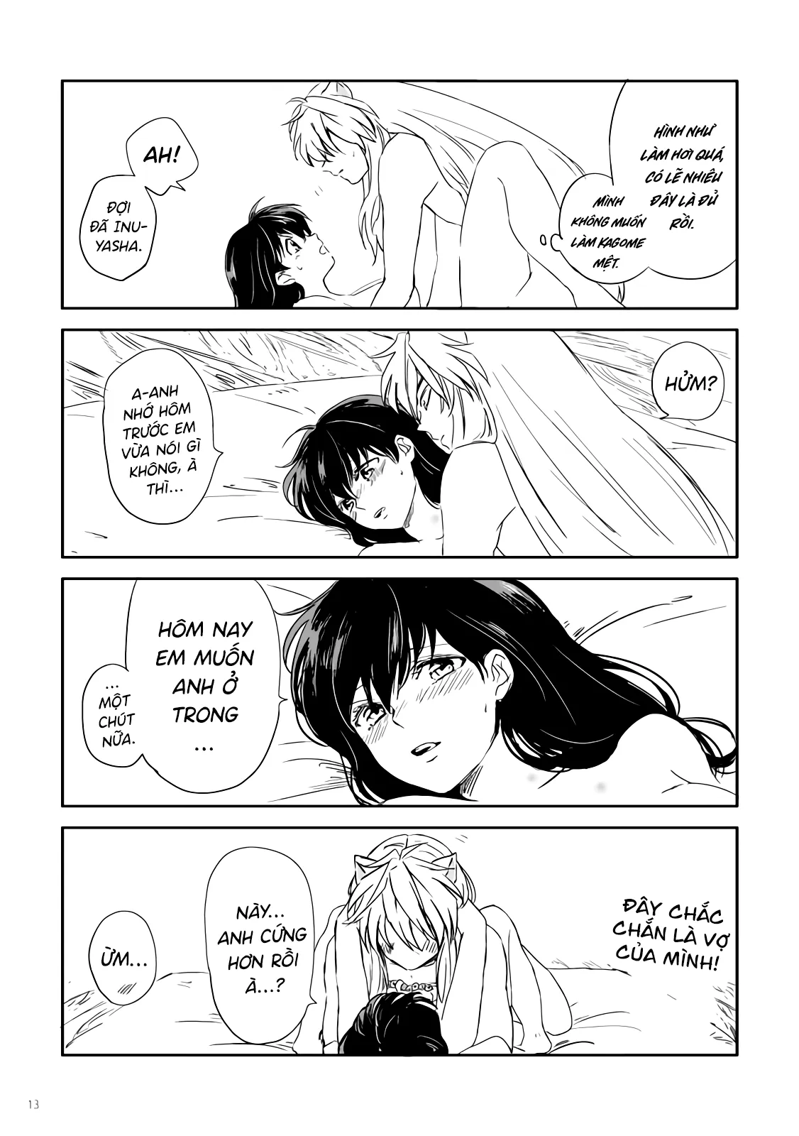 HentaiVN.net - Ảnh 13 - Tuyển tập Inuyasha [HOT Motto; Gaman Dekinai, Kiyoki Ippyou o Onegai shimasu] - Chap 3: Super Comic City Free Distribution Inu x Kago Manga