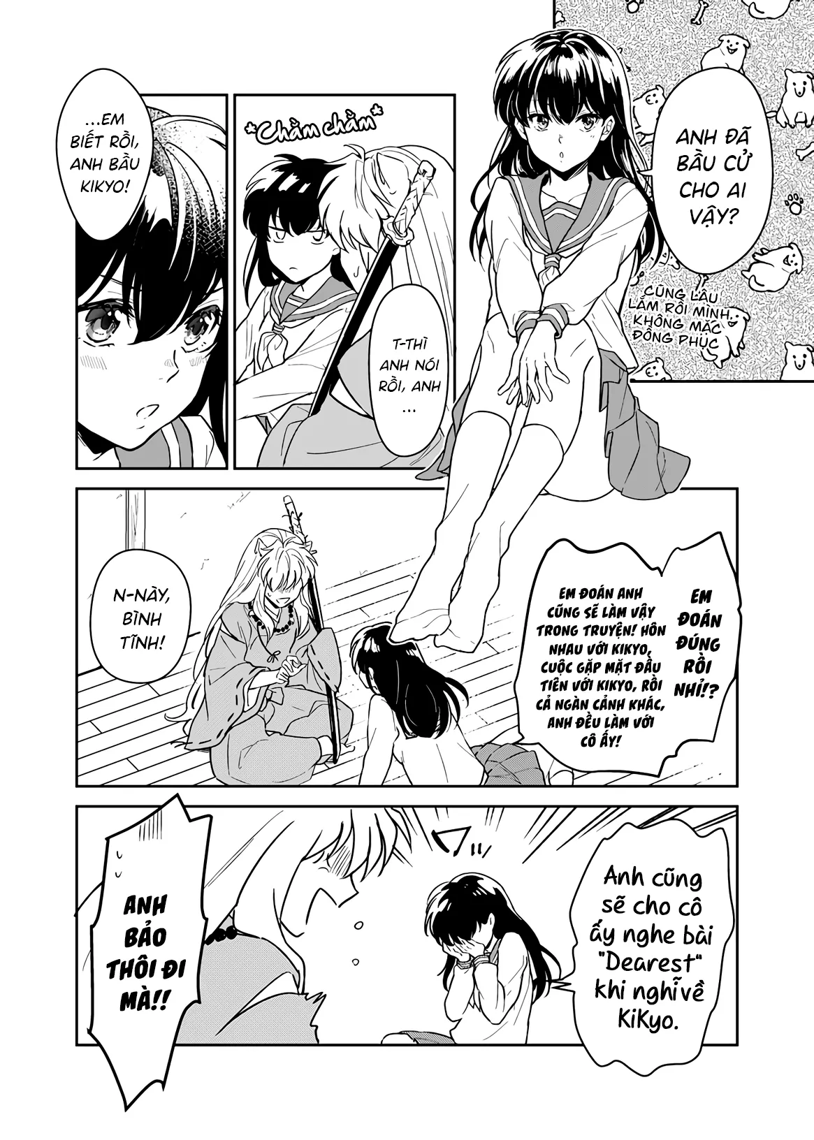 HentaiVN.net - Ảnh 3 - Tuyển tập Inuyasha [HOT Motto; Gaman Dekinai, Kiyoki Ippyou o Onegai shimasu] - Chap 4: Cast an honest vote, please