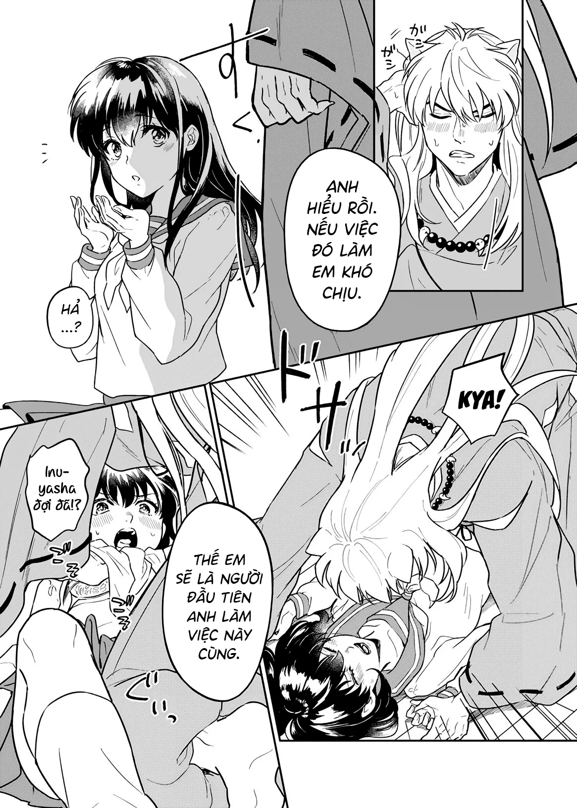 HentaiVN.net - Ảnh 4 - Tuyển tập Inuyasha [HOT Motto; Gaman Dekinai, Kiyoki Ippyou o Onegai shimasu] - Chap 4: Cast an honest vote, please