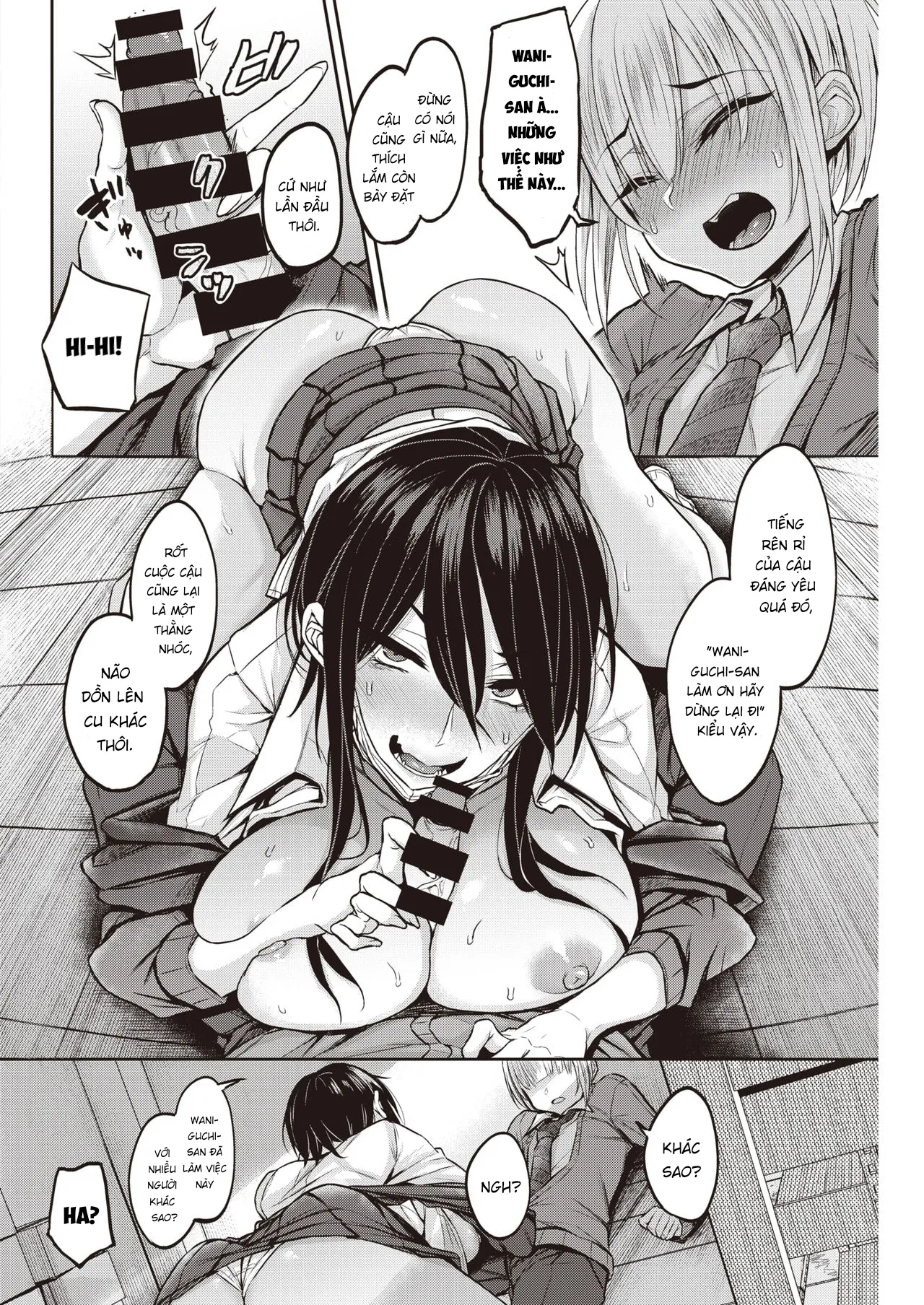 HentaiVN.net - Ảnh 9 - Waniguchi-san biến thái! - Oneshot - Có che