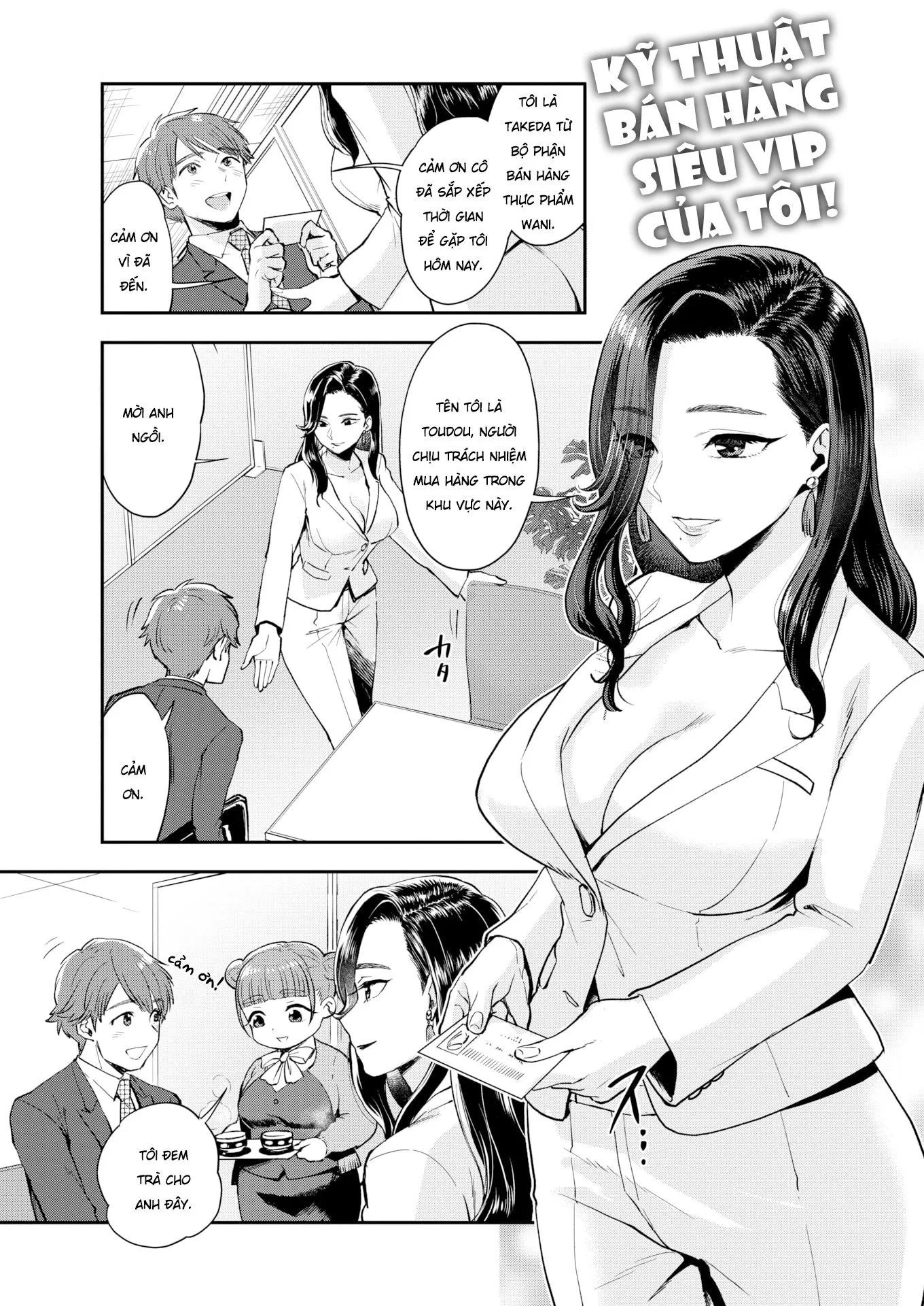 HentaiVN.net - Ảnh 2 - Kĩ thuật bán hàng siêu vip của tôi! - Oneshot