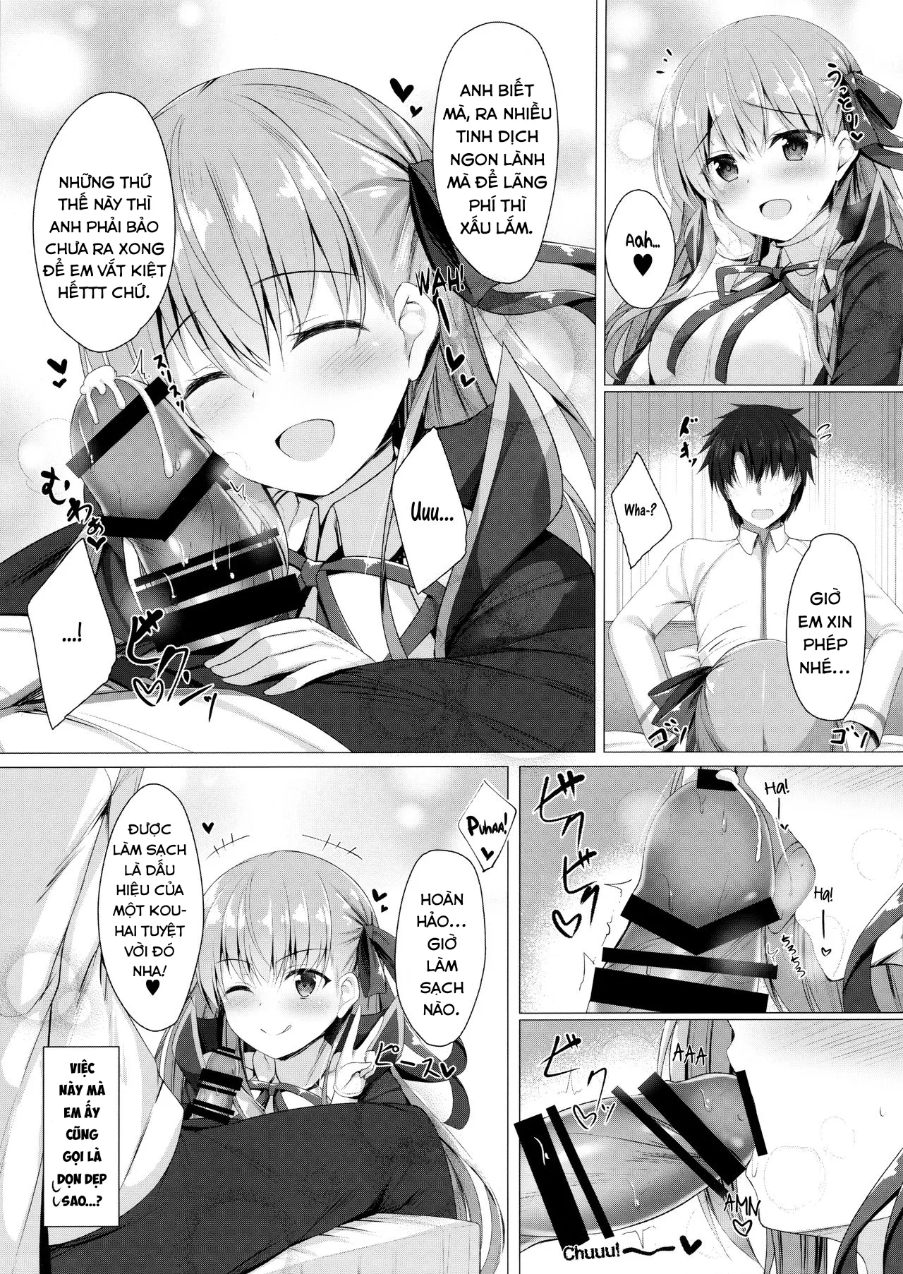 HentaiVN.net - Ảnh 4 - Đến lúc trừng phạt rồi, Senpai! [Oshioki desu yo, Senpai; It's punishment time, Senpai!] - Oneshot