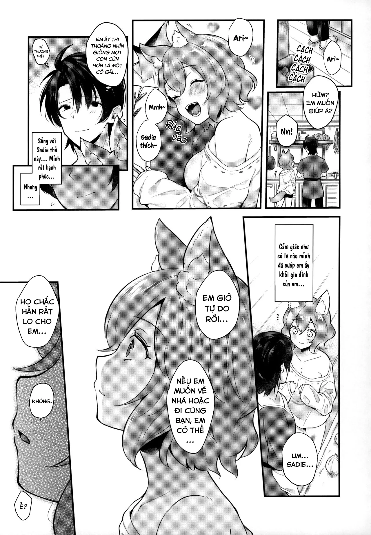 HentaiVN.net - Ảnh 4 - Cạnh bên anh [Kimi to Issho; キミといっしょ] - Oneshot