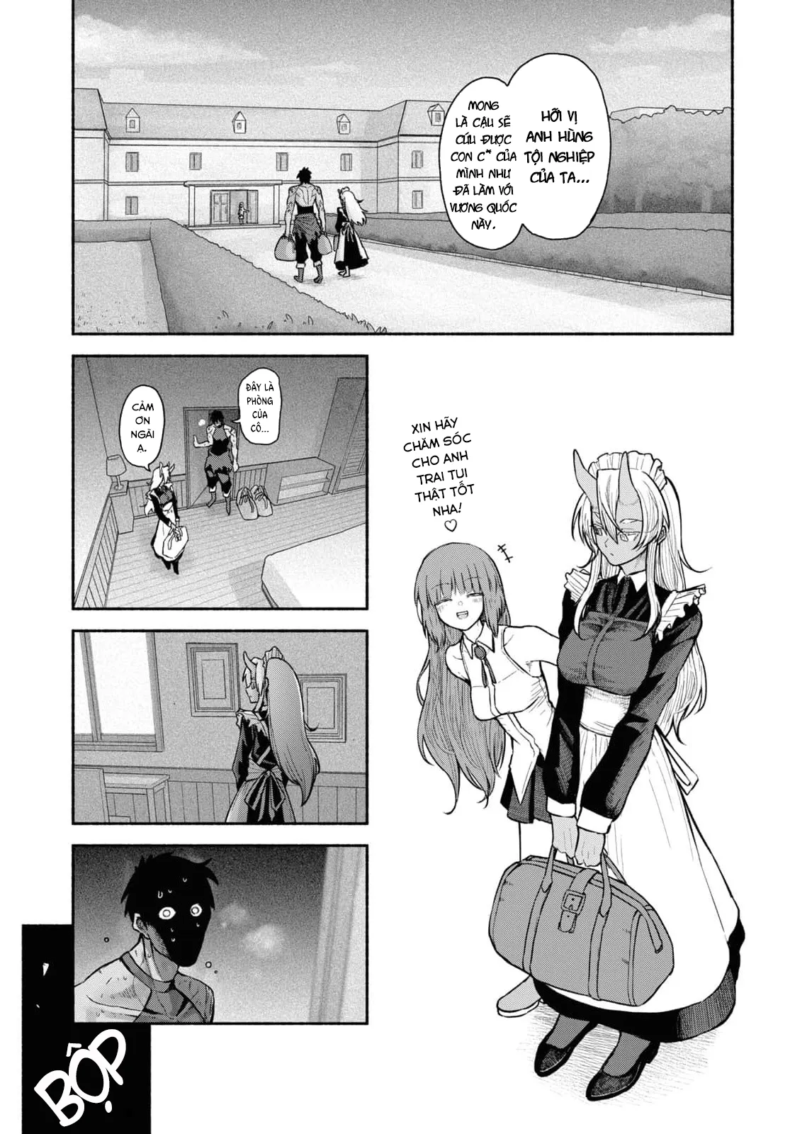 HentaiVN.net - Ảnh 7 - Vấn Đề Hạ Bộ Của Anh Hùng [Hero's Lower Body Situation, Yuusha-sama no Kahanshin Jijo] - Oneshot