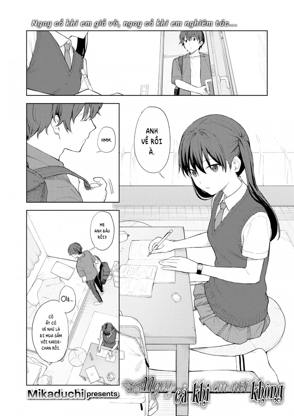 HentaiVN.net - Ảnh 3 - Ngay Cả Khi Em Nói Không - Oneshot