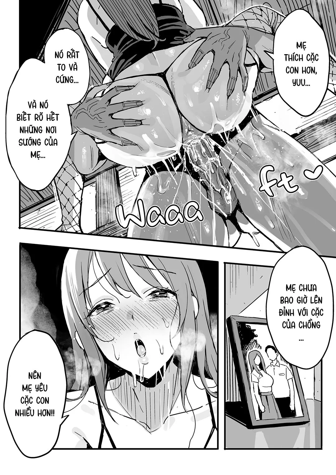 HentaiVN.net - Ảnh 38 - Mẹ bạn gái từng là mẹ đường của tôi - Oneshot