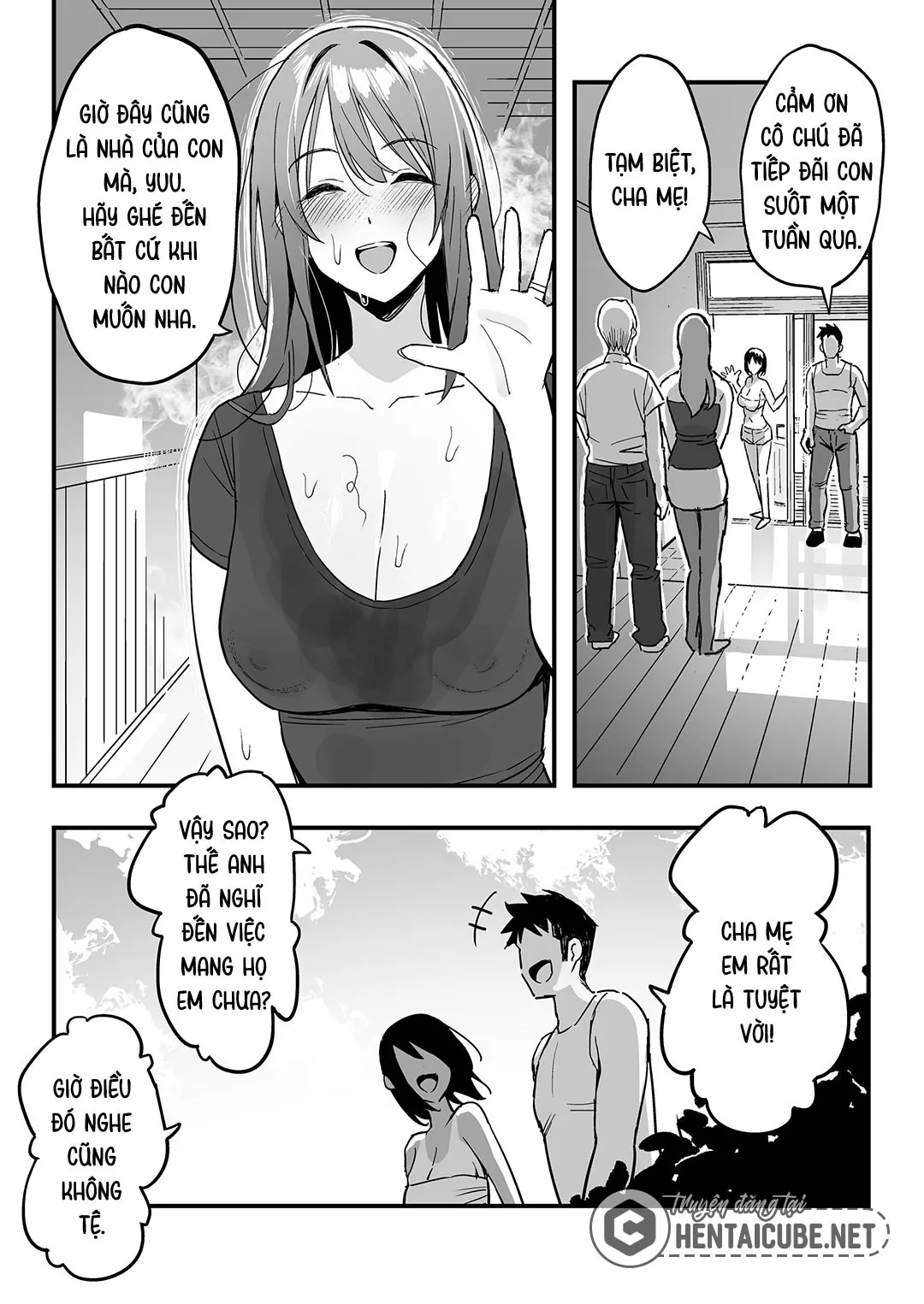 HentaiVN.net - Ảnh 42 - Mẹ bạn gái từng là mẹ đường của tôi - Oneshot