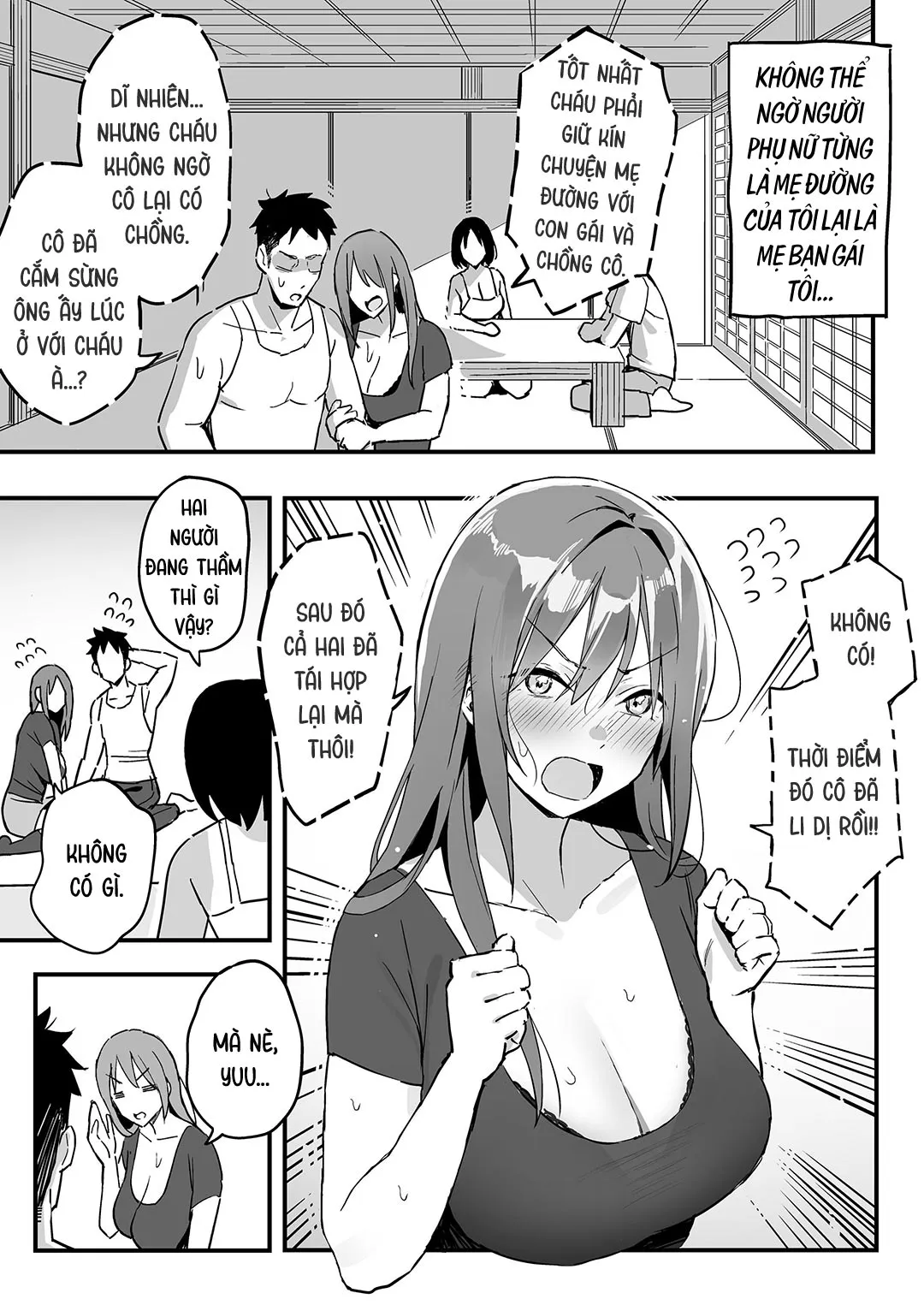 HentaiVN.net - Ảnh 5 - Mẹ bạn gái từng là mẹ đường của tôi - Oneshot