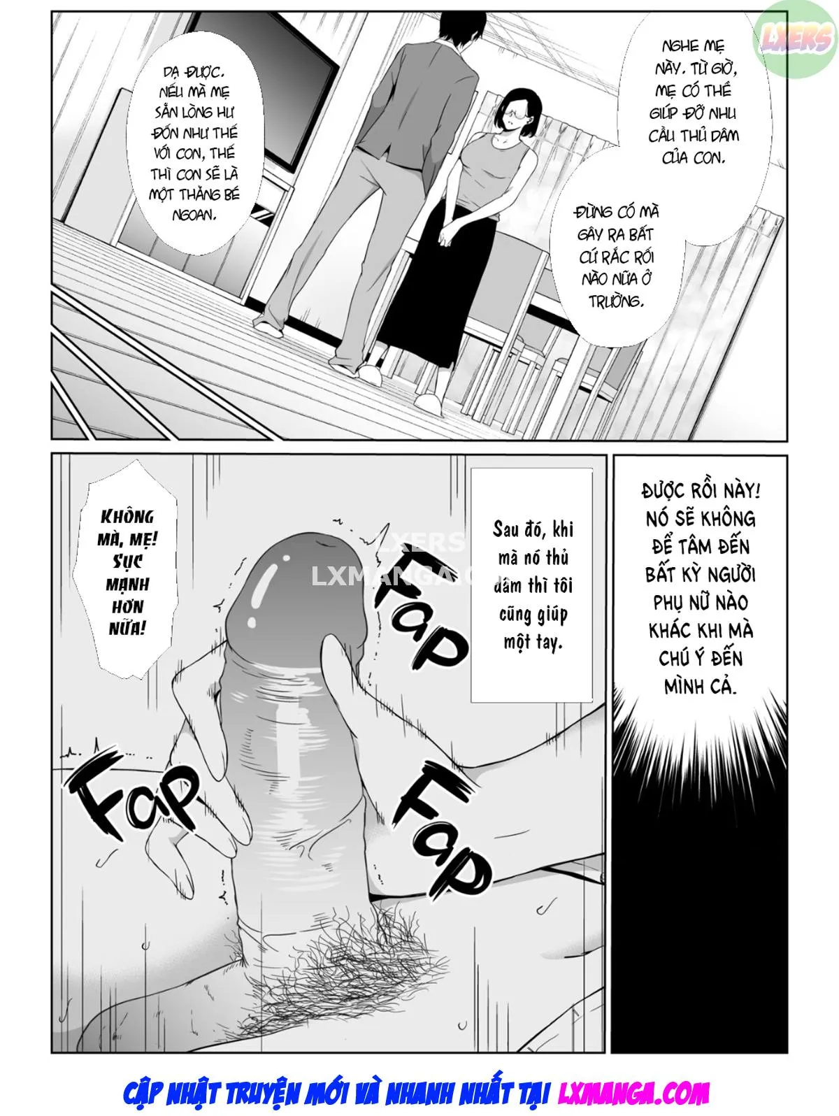 HentaiVN.net - Ảnh 15 - Okaa-san de Gaman Shinasai - Patient with mother - Oneshot