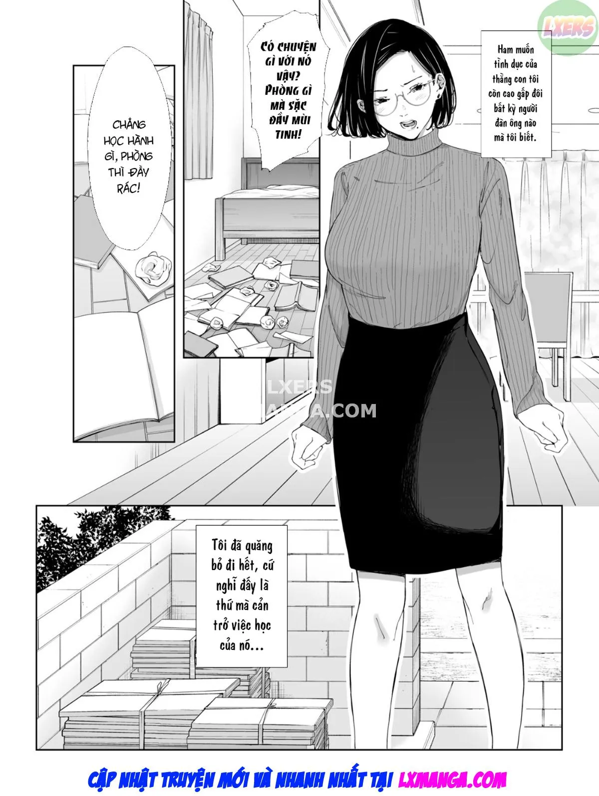 HentaiVN.net - Ảnh 3 - Okaa-san de Gaman Shinasai - Patient with mother - Oneshot