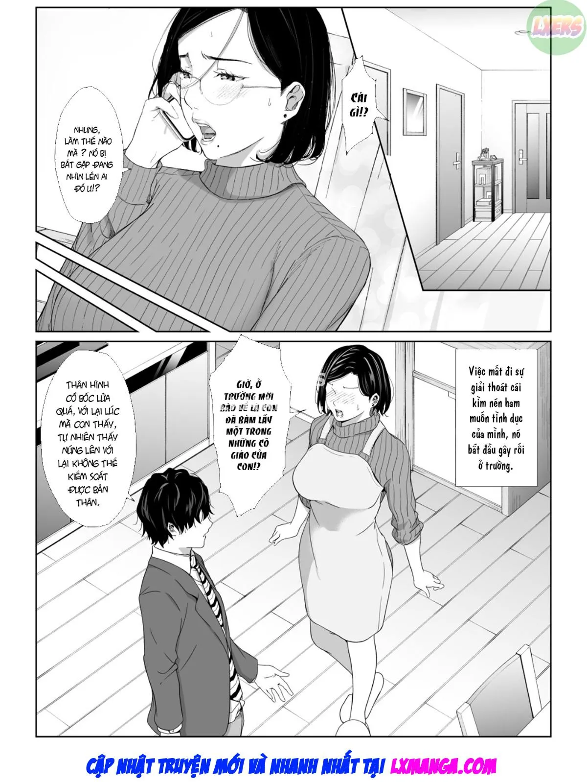 HentaiVN.net - Ảnh 4 - Okaa-san de Gaman Shinasai - Patient with mother - Oneshot