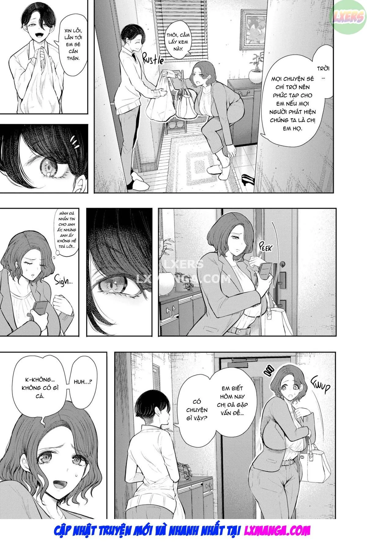 HentaiVN.net - Ảnh 11 - Furare Jokyoushi wa Toshishita Itoko ni Kaihatsu Sareru - Oneshot