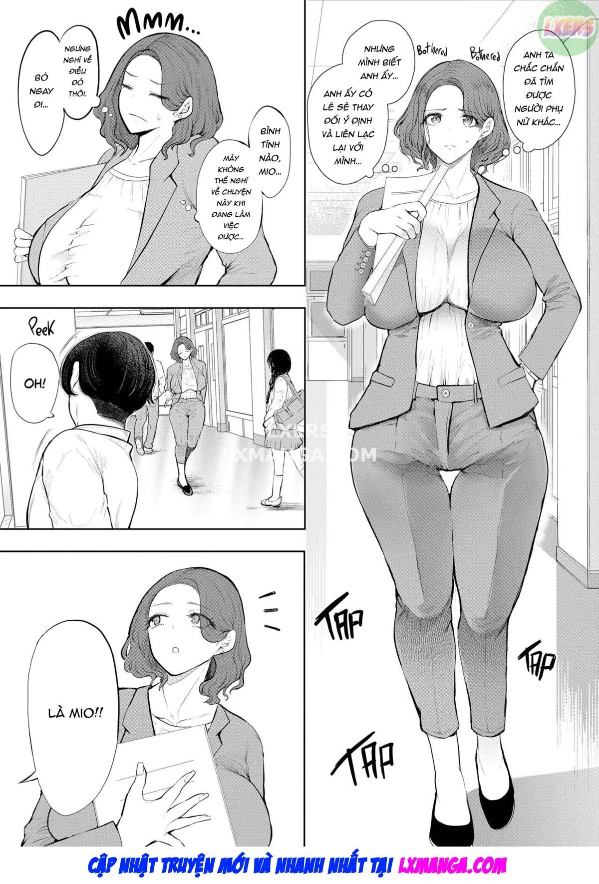 HentaiVN.net - Ảnh 7 - Furare Jokyoushi wa Toshishita Itoko ni Kaihatsu Sareru - Oneshot