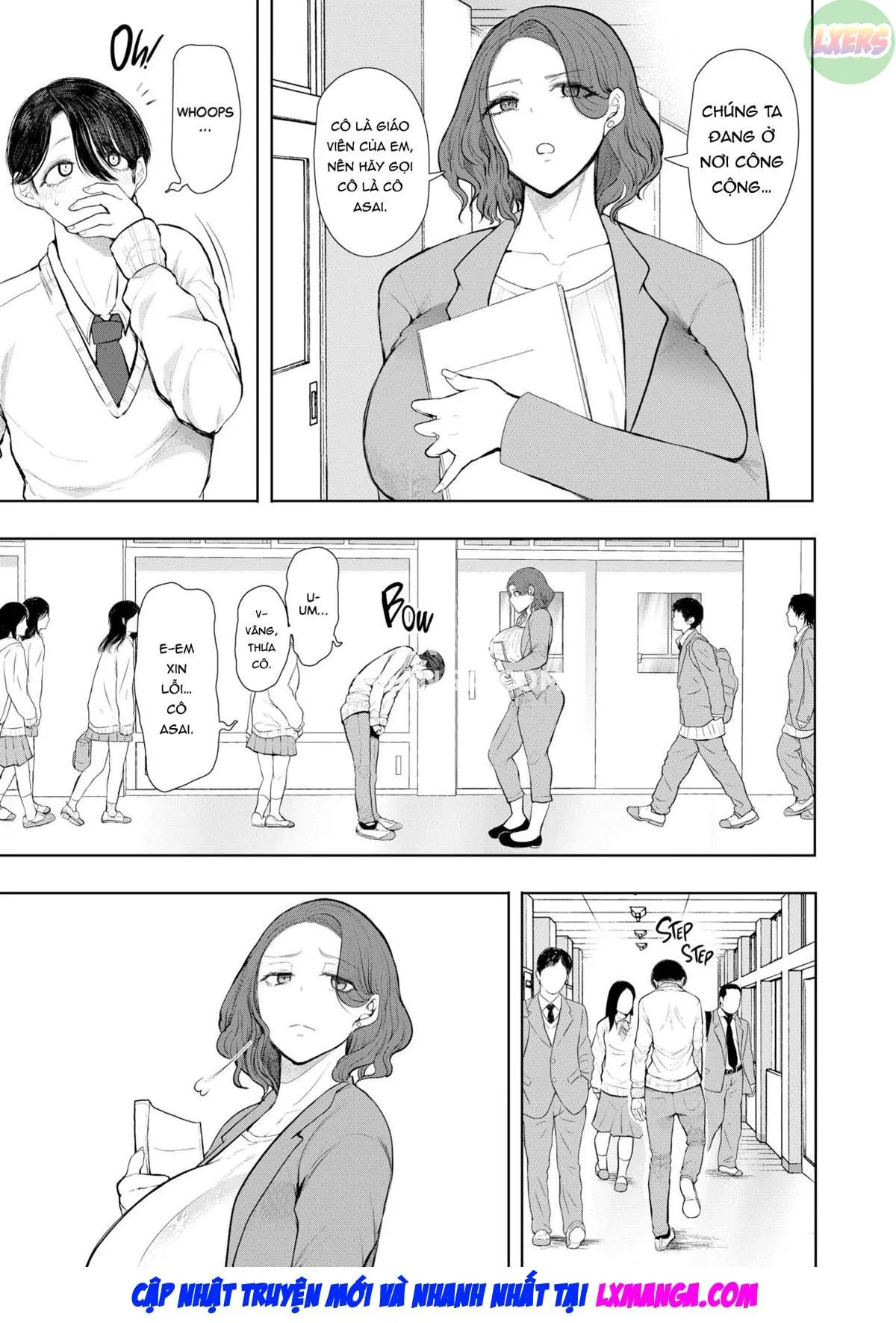 HentaiVN.net - Ảnh 9 - Furare Jokyoushi wa Toshishita Itoko ni Kaihatsu Sareru - Oneshot