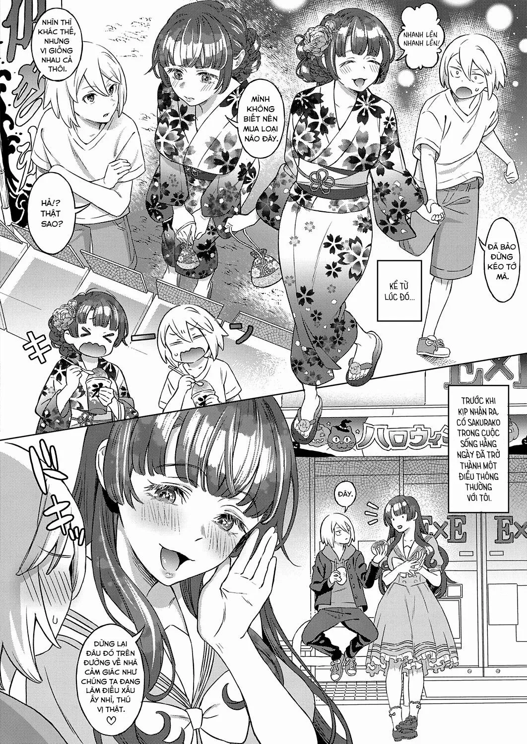 HentaiVN.net - Ảnh 7 - Amber Town, The Season With Cherry Blossoms - Oneshot