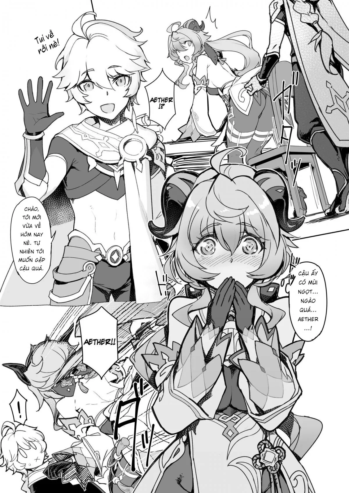 HentaiVN.net - Ảnh 4 - Đêm Sương Ngọt Ngào [Amai Tsuyu -Sweet dew] - Oneshot