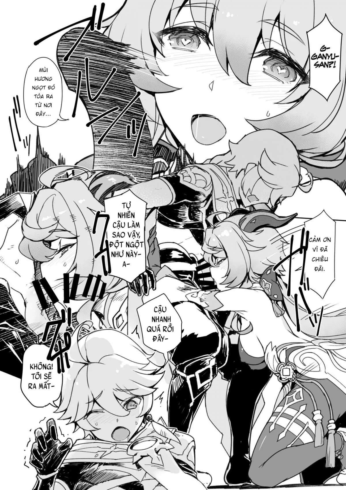 HentaiVN.net - Ảnh 5 - Đêm Sương Ngọt Ngào [Amai Tsuyu -Sweet dew] - Oneshot