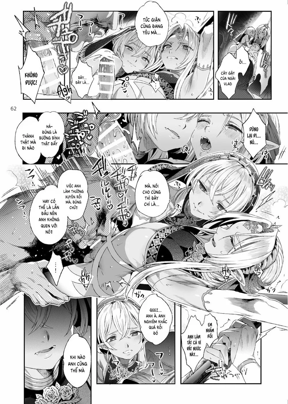 HentaiVN.net - Ảnh 13 - Chàng ma cà rồng bé nhỏ - Chap 3