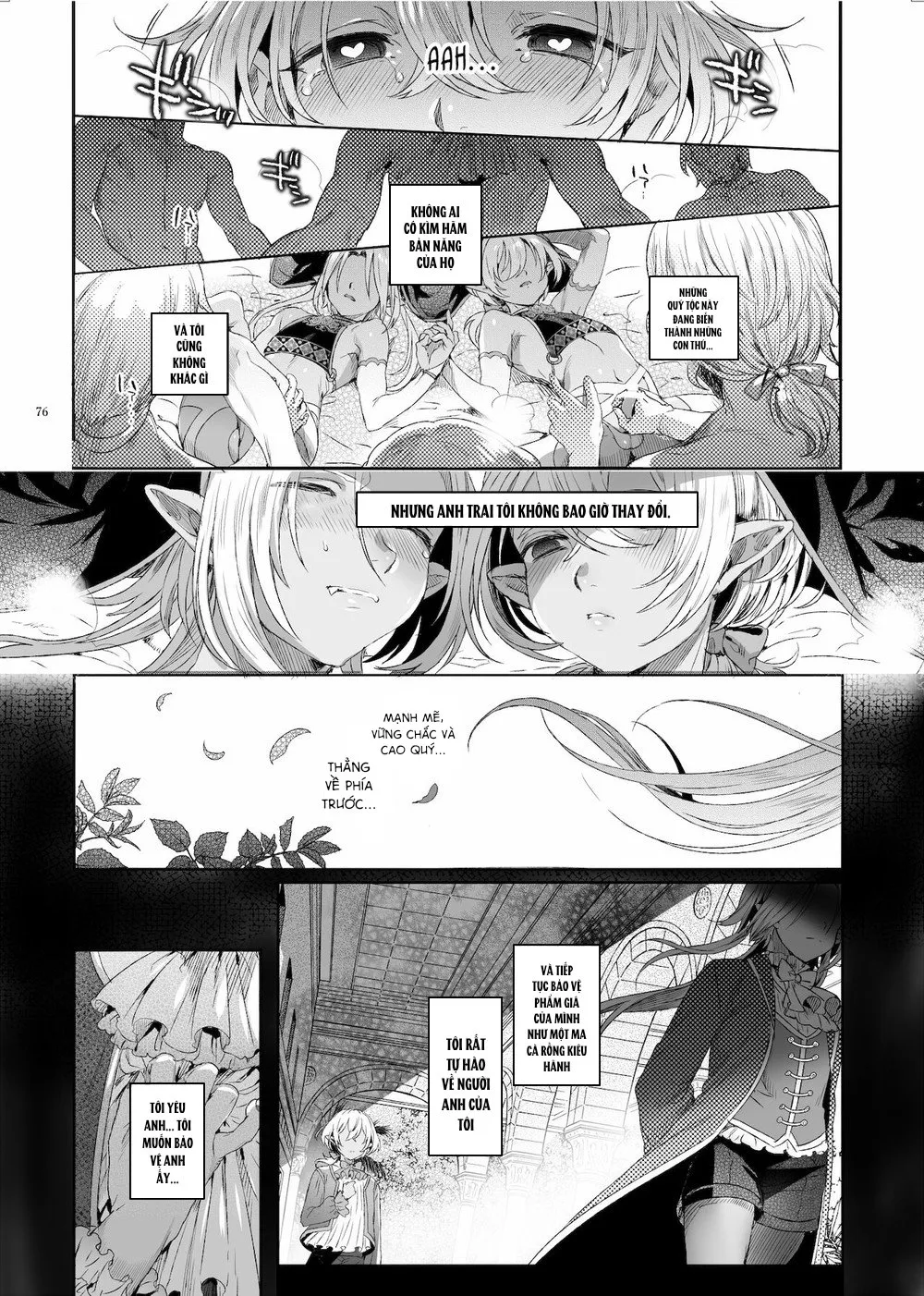 HentaiVN.net - Ảnh 27 - Chàng ma cà rồng bé nhỏ - Chap 3