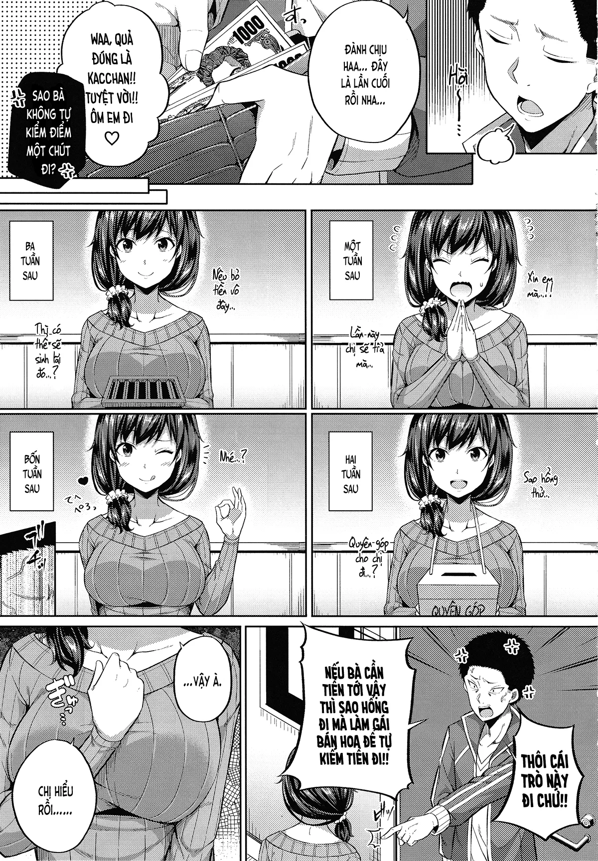 HentaiVN.net - Ảnh 7 - Làm gái bán hoa có được không ạ? (nguyên tác) [援交子女はいかがですか？ (オリジナル); Enkou Shijo wa Ikaga desu ka? (original)] - Oneshot - Có che