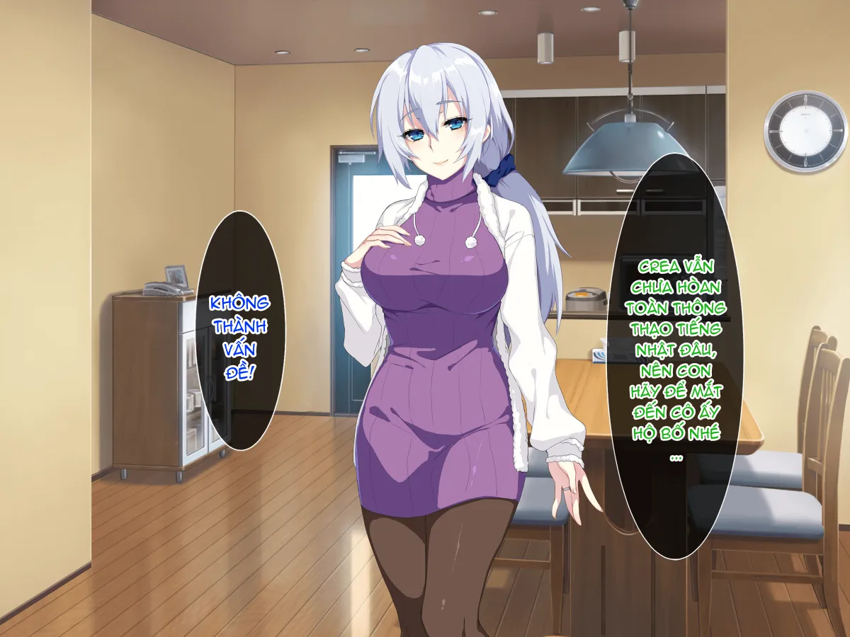 HentaiVN.net - Ảnh 9 - Bà mẹ Nga ngố của tôi!! [Atarashii Haha Wa Russia-Jin!? Oyaji Ni Naisho De Niizuma Netori!] - Chap 1