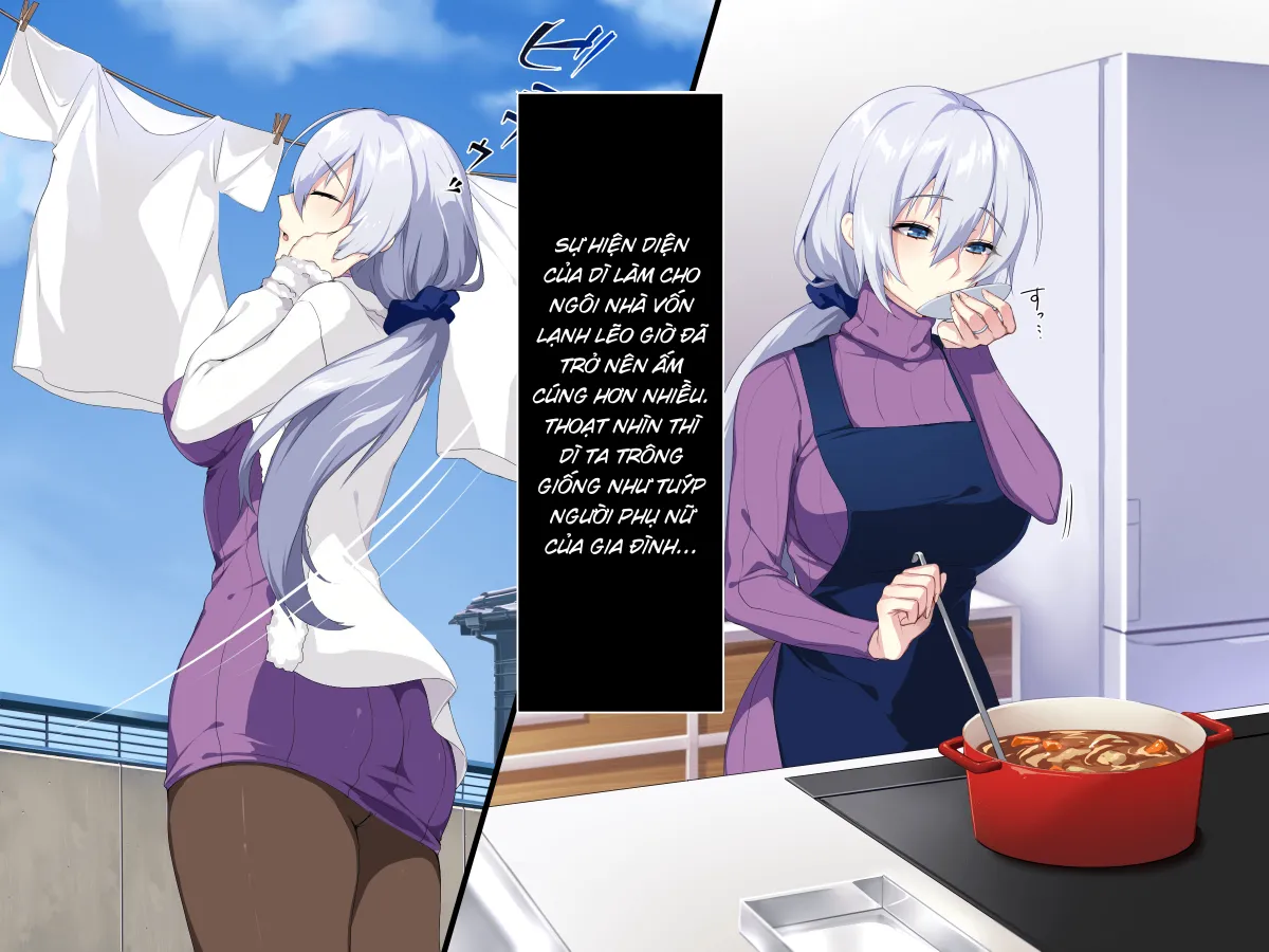 HentaiVN.net - Ảnh 18 - Bà mẹ Nga ngố của tôi!! [Atarashii Haha Wa Russia-Jin!? Oyaji Ni Naisho De Niizuma Netori!] - Chap 1
