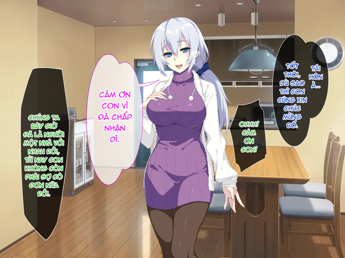 HentaiVN.net - Ảnh 8 - Bà mẹ Nga ngố của tôi!! [Atarashii Haha Wa Russia-Jin!? Oyaji Ni Naisho De Niizuma Netori!] - Chap 1