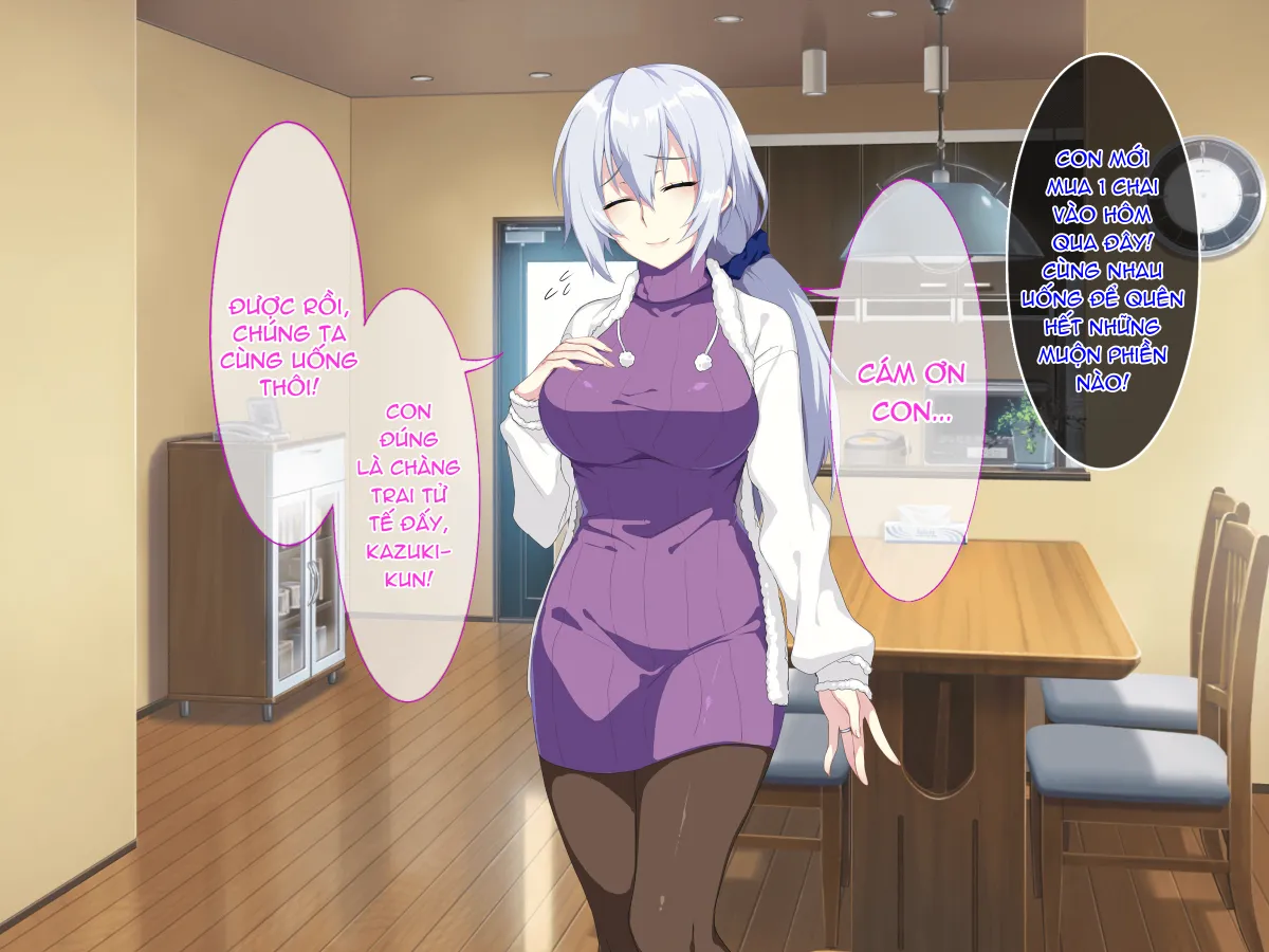 HentaiVN.net - Ảnh 4 - Bà mẹ Nga ngố của tôi!! [Atarashii Haha Wa Russia-Jin!? Oyaji Ni Naisho De Niizuma Netori!] - Chap 2.1