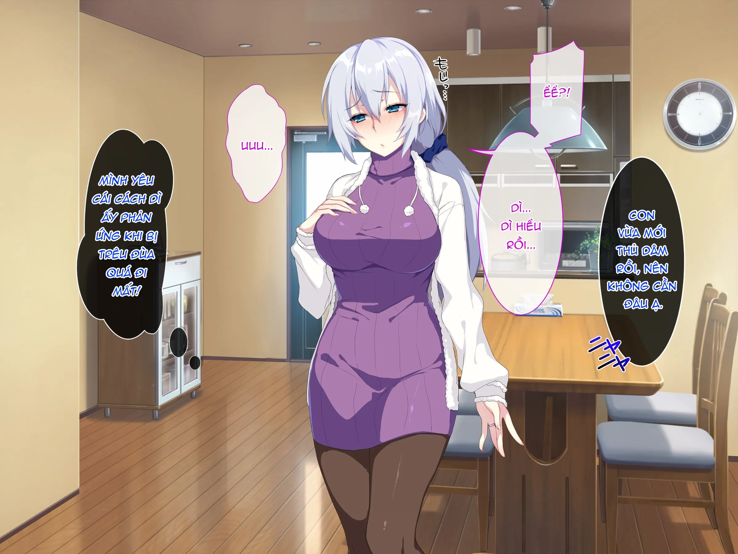 HentaiVN.net - Ảnh 39 - Bà mẹ Nga ngố của tôi!! [Atarashii Haha Wa Russia-Jin!? Oyaji Ni Naisho De Niizuma Netori!] - Chap 4