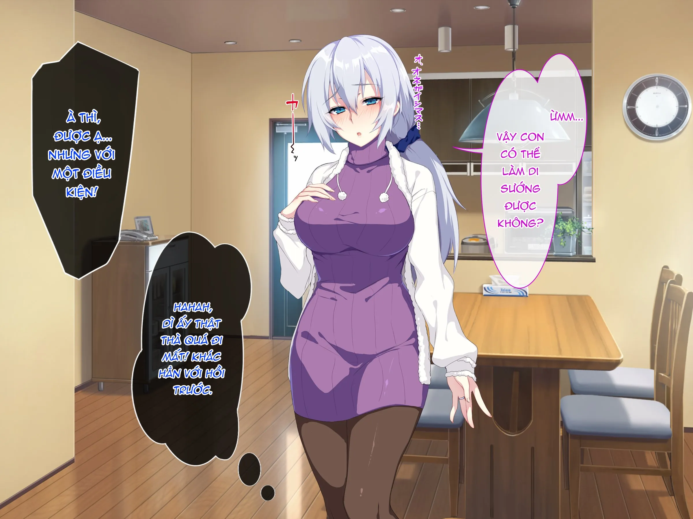 HentaiVN.net - Ảnh 40 - Bà mẹ Nga ngố của tôi!! [Atarashii Haha Wa Russia-Jin!? Oyaji Ni Naisho De Niizuma Netori!] - Chap 4