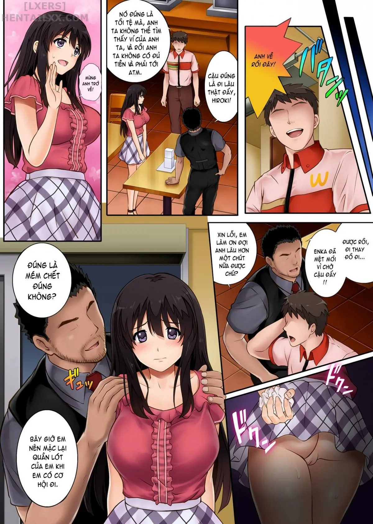 HentaiVN.net - Ảnh 39 - Kare to Watashi to Tenchou no Shinya Kinmu [Night Shift NTR] - Chapter 01 - Có che