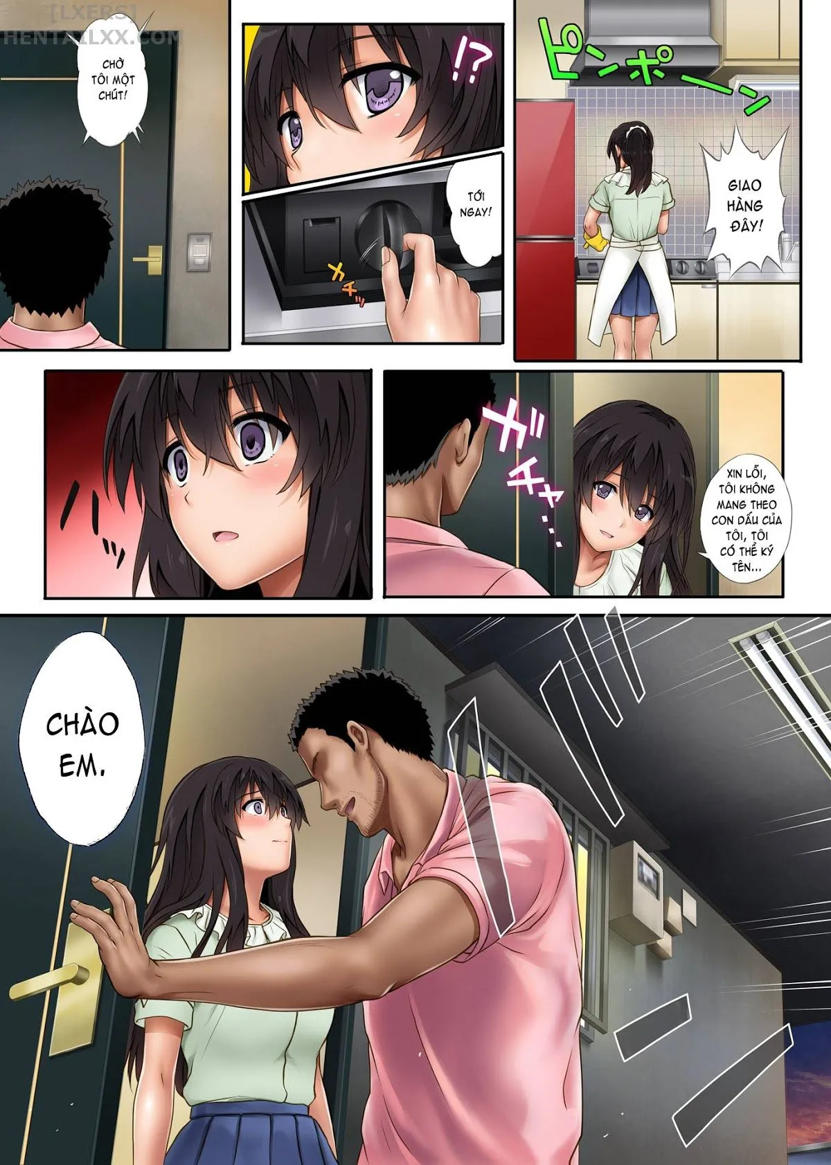 HentaiVN.net - Ảnh 28 - Kare to Watashi to Tenchou no Shinya Kinmu [Night Shift NTR] - Chapter 02 - Có che
