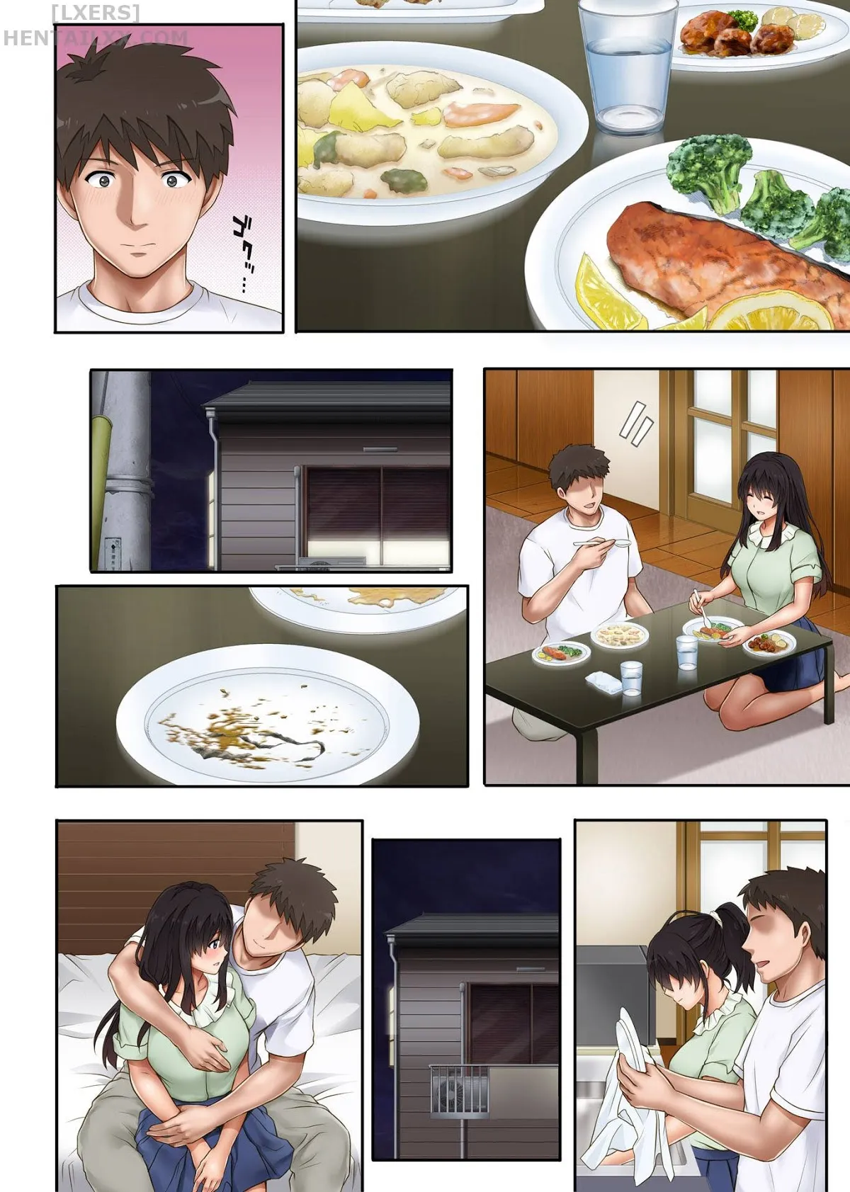 HentaiVN.net - Ảnh 53 - Kare to Watashi to Tenchou no Shinya Kinmu [Night Shift NTR] - Chapter 02 - Có che