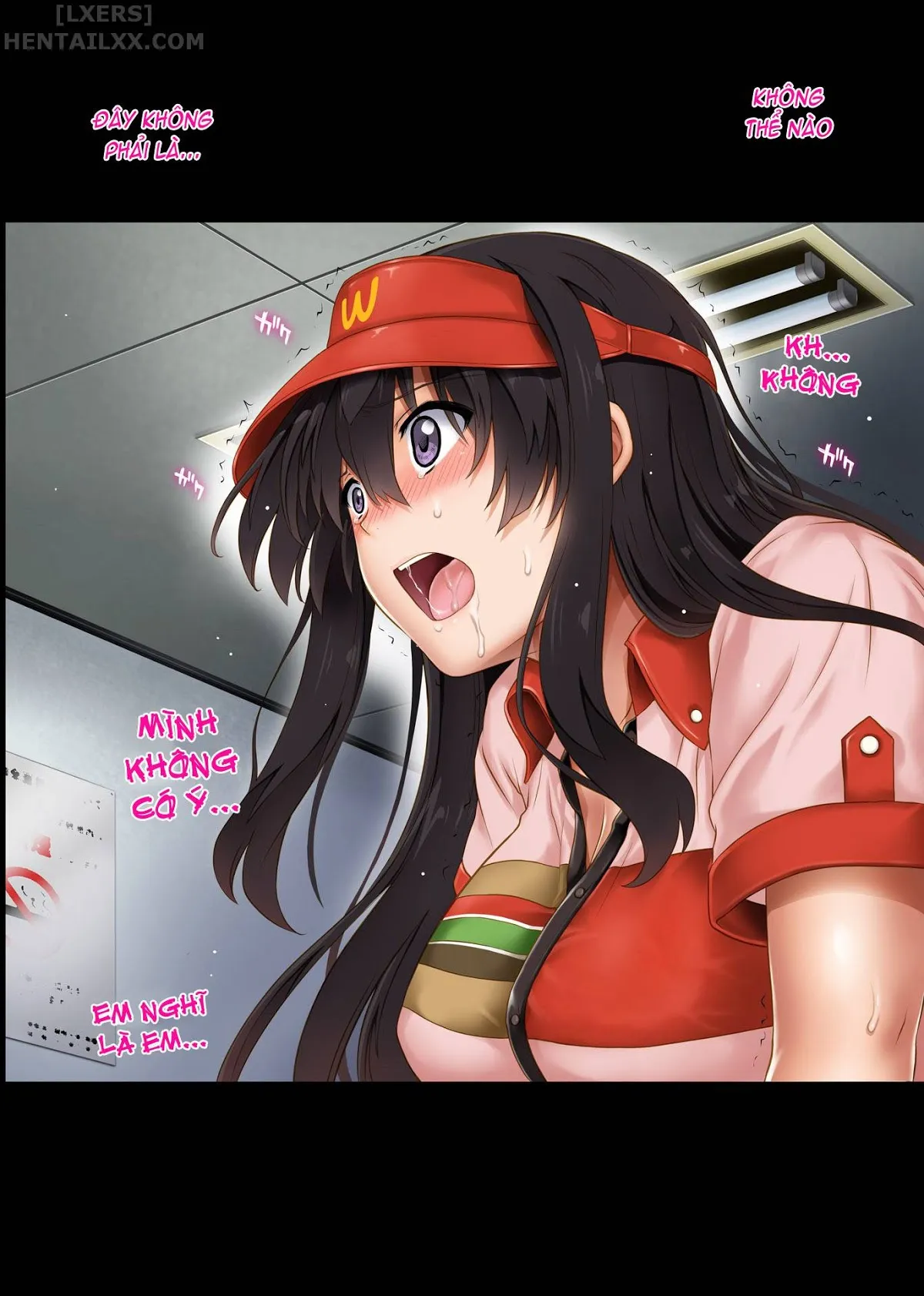 HentaiVN.net - Ảnh 65 - Kare to Watashi to Tenchou no Shinya Kinmu [Night Shift NTR] - Chapter 02 - Có che